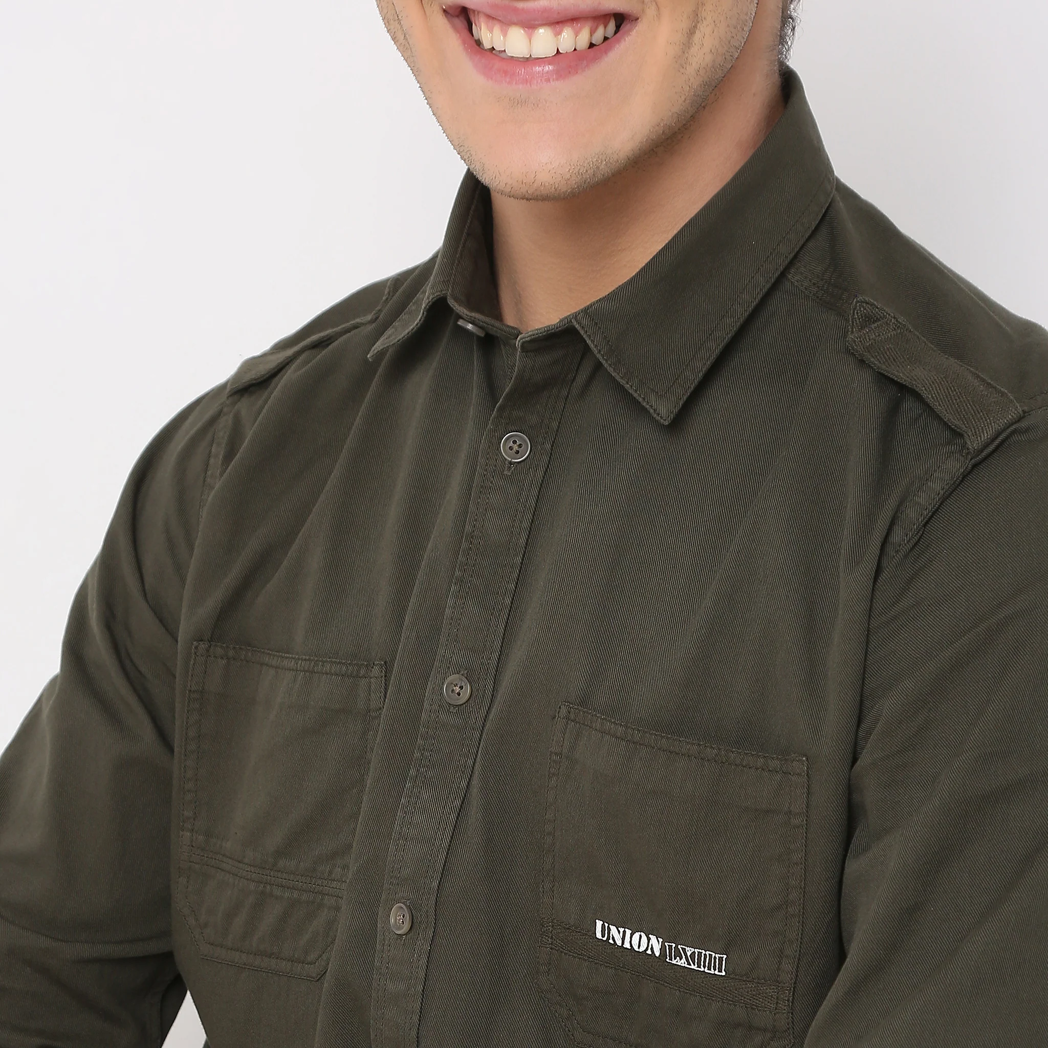 Regular Fit Solid Shirt - Image 14