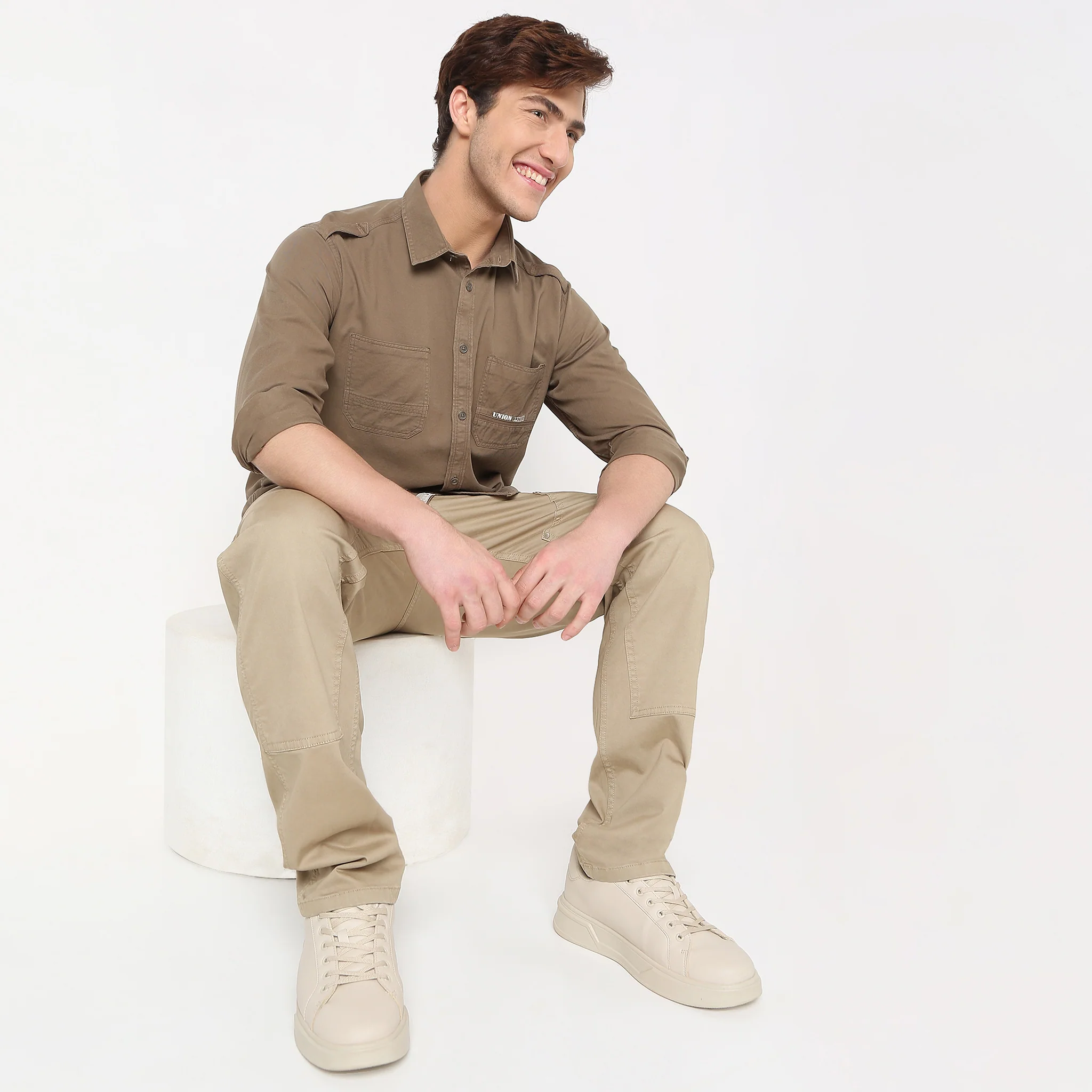Regular Fit Solid Shirt - Image 16