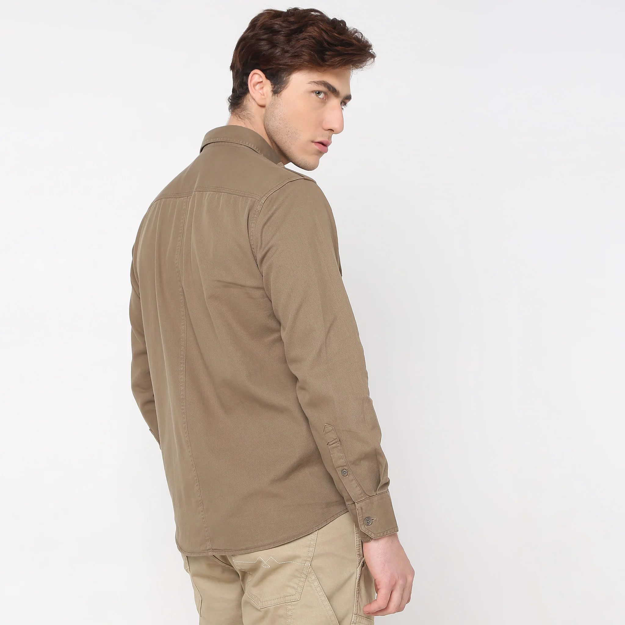 Regular Fit Solid Shirt - Image 18