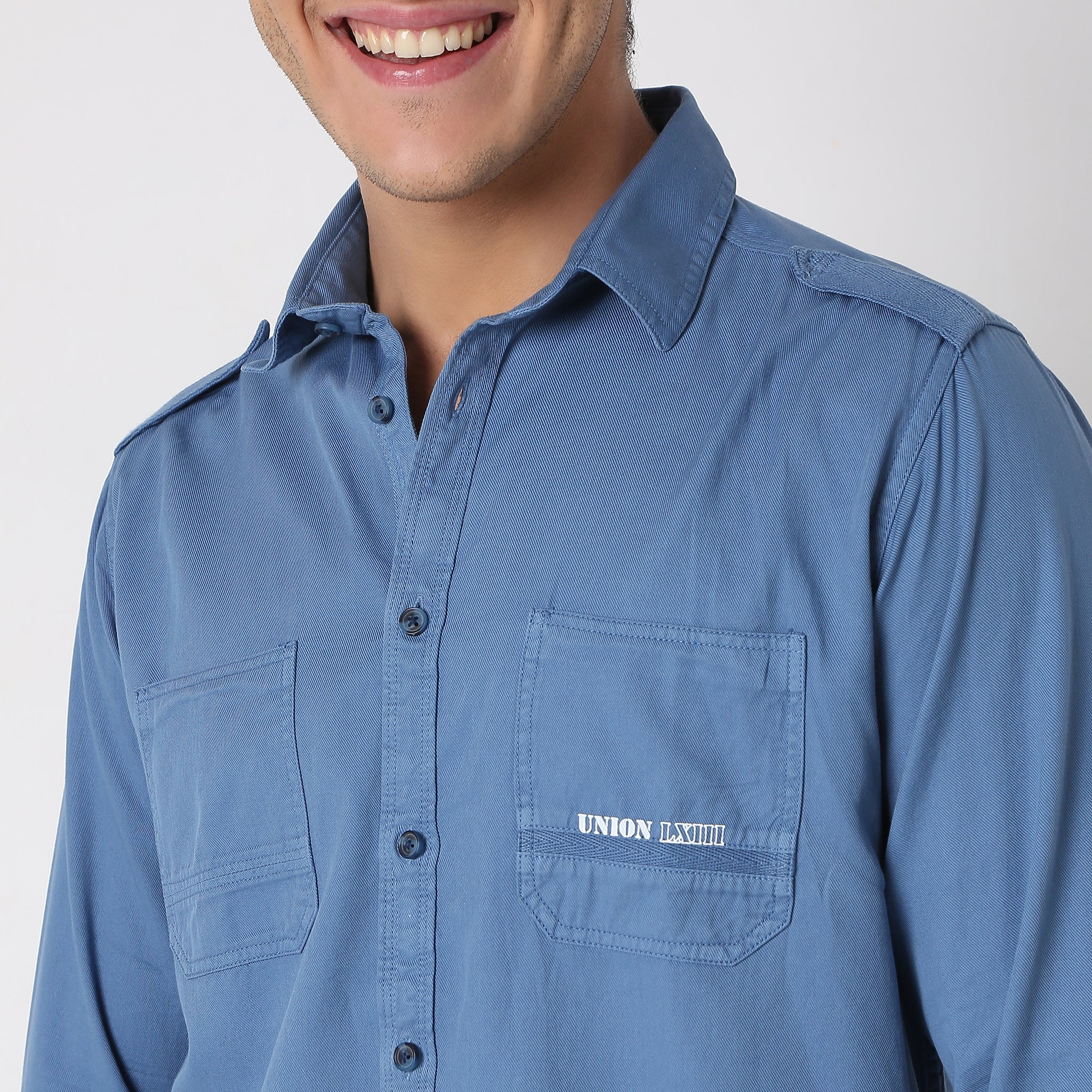 Regular Fit Solid Shirt - Image 9
