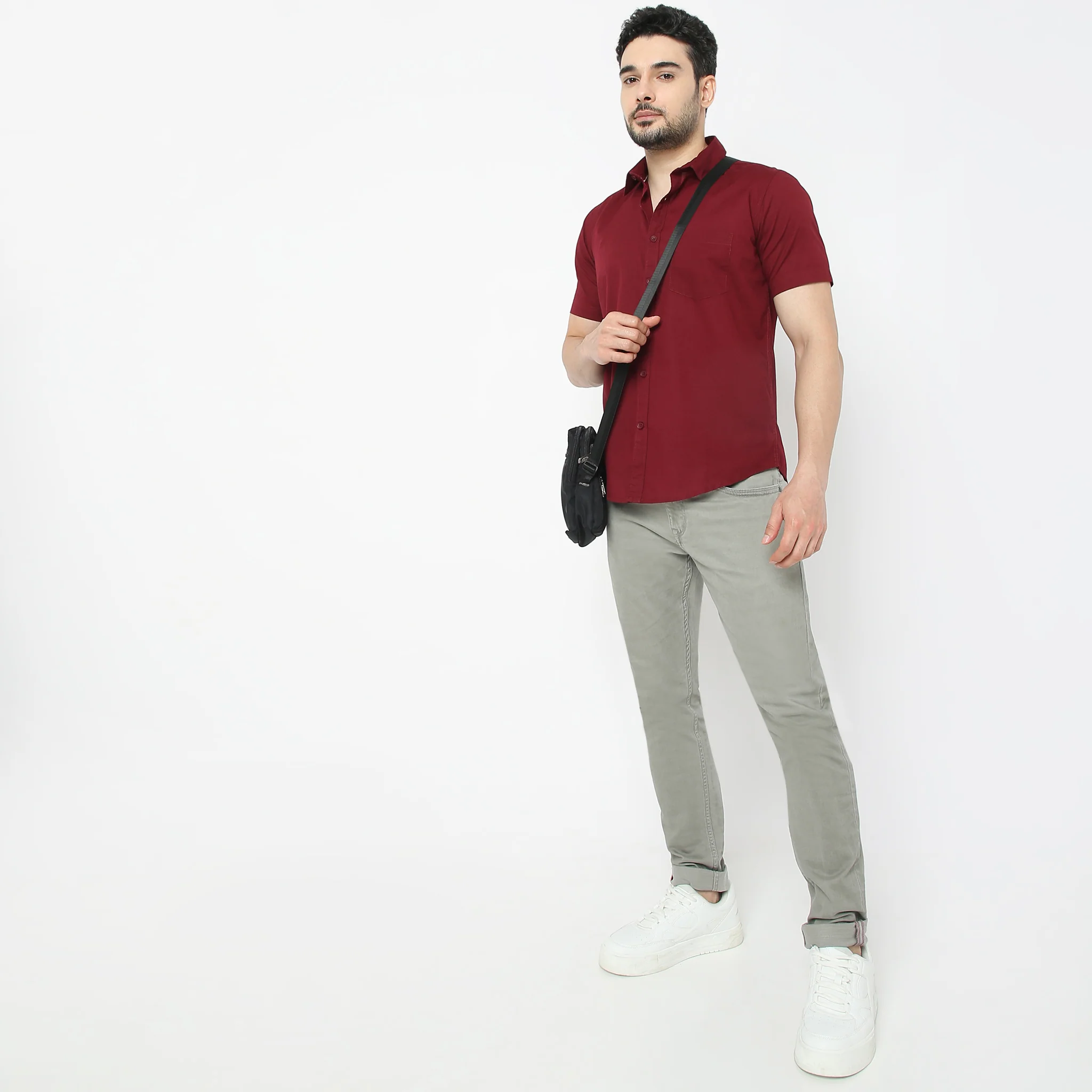 Easy Shirt™ - 100% Cotton MockLin Slubs - Regular Fit Solid Shirt - Image 21