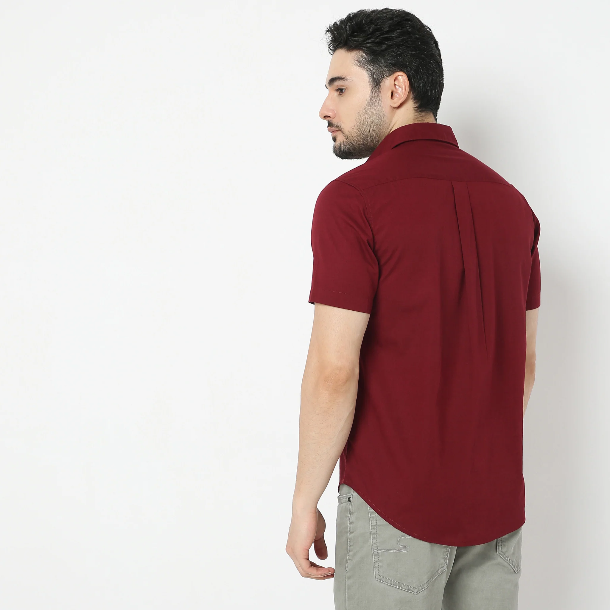Easy Shirt™ - 100% Cotton MockLin Slubs - Regular Fit Solid Shirt - Image 23