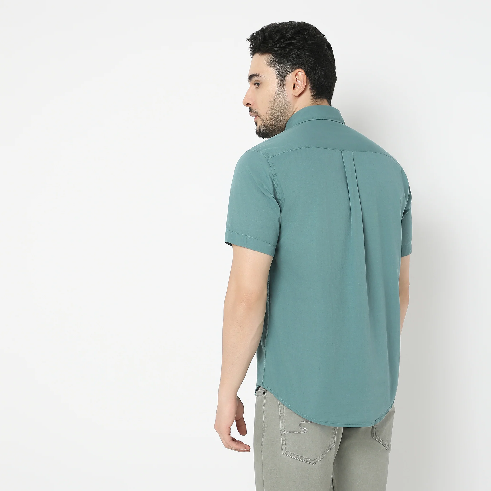 Easy Shirt™ - 100% Cotton MockLin Slubs - Regular Fit Solid Shirt - Image 28