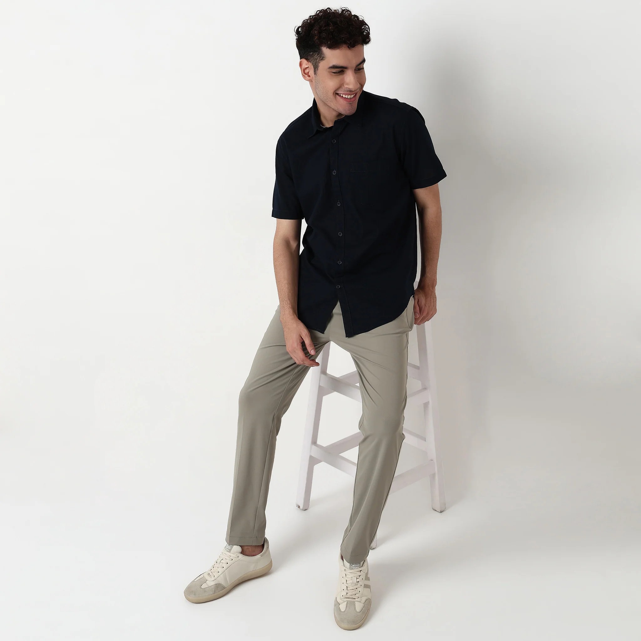 Easy Shirt™ - 100% Cotton MockLin Slubs - Regular Fit Solid Shirt - Image 36