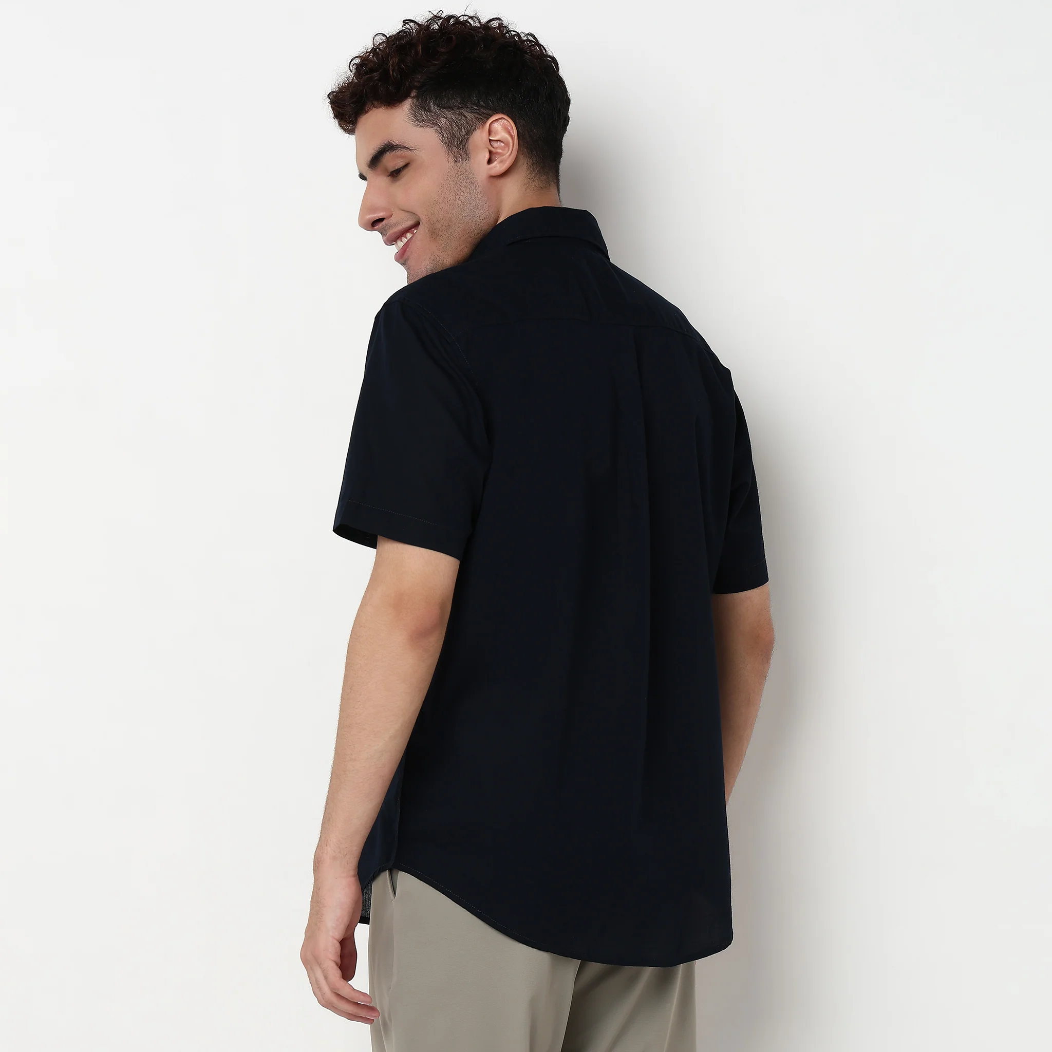 Easy Shirt™ - 100% Cotton MockLin Slubs - Regular Fit Solid Shirt - Image 38