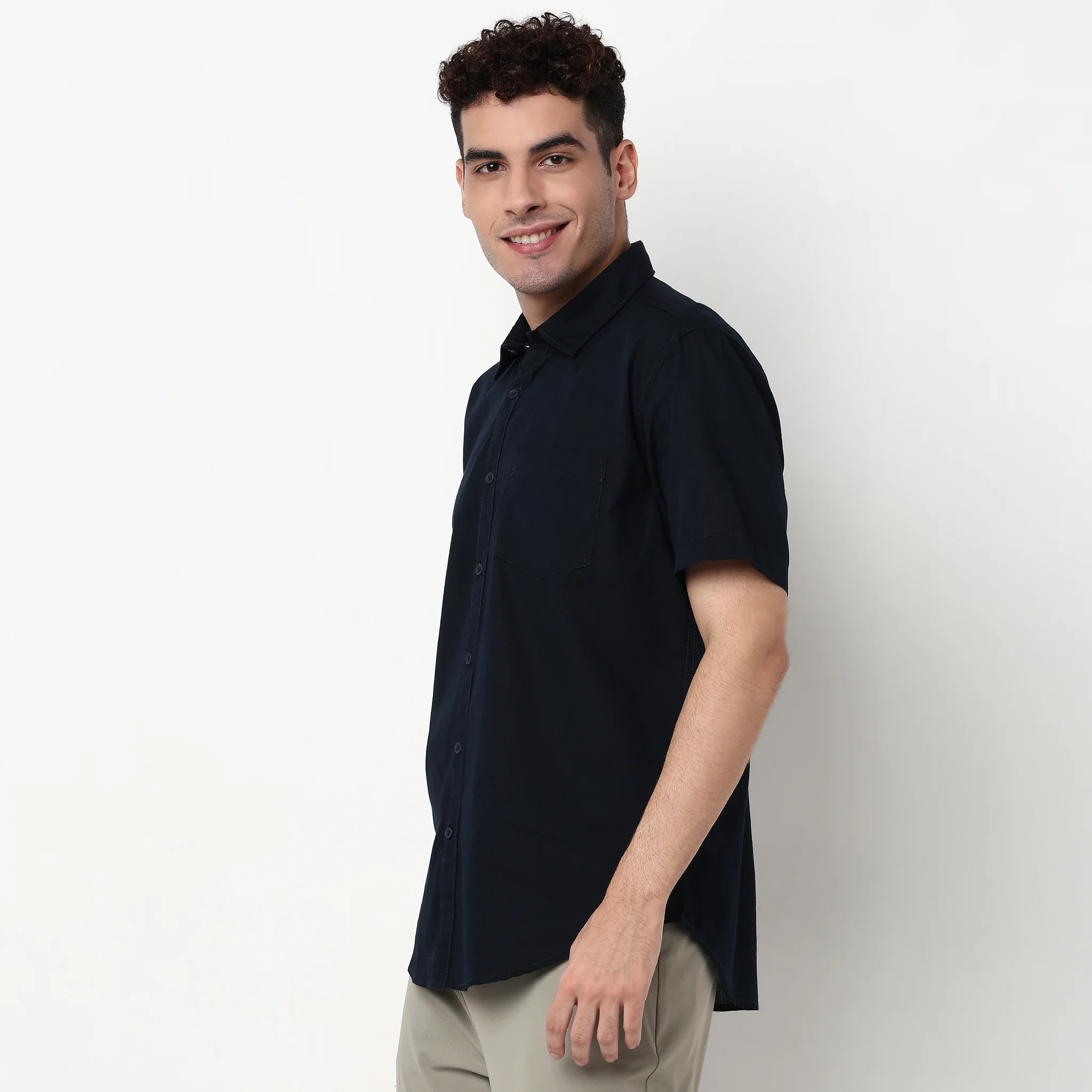 Easy Shirt™ - 100% Cotton MockLin Slubs - Regular Fit Solid Shirt - Image 40