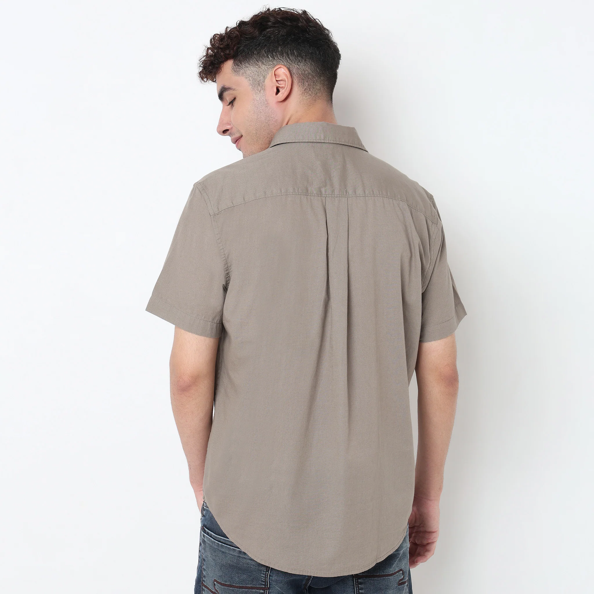 Easy Shirt™ - 100% Cotton MockLin Slubs - Regular Fit Solid Shirt - Image 48