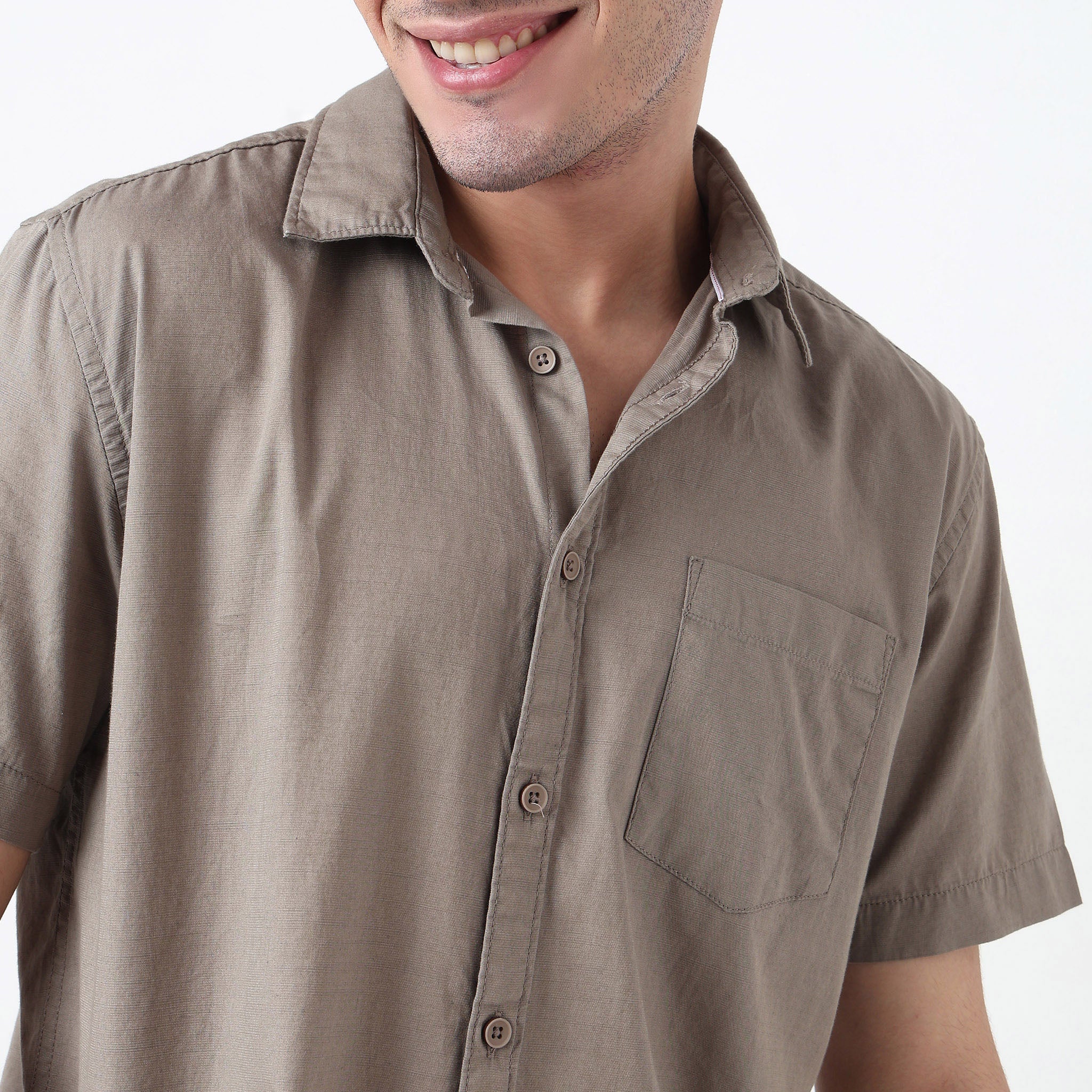 Easy Shirt™ - 100% Cotton MockLin Slubs - Regular Fit Solid Shirt - Image 49