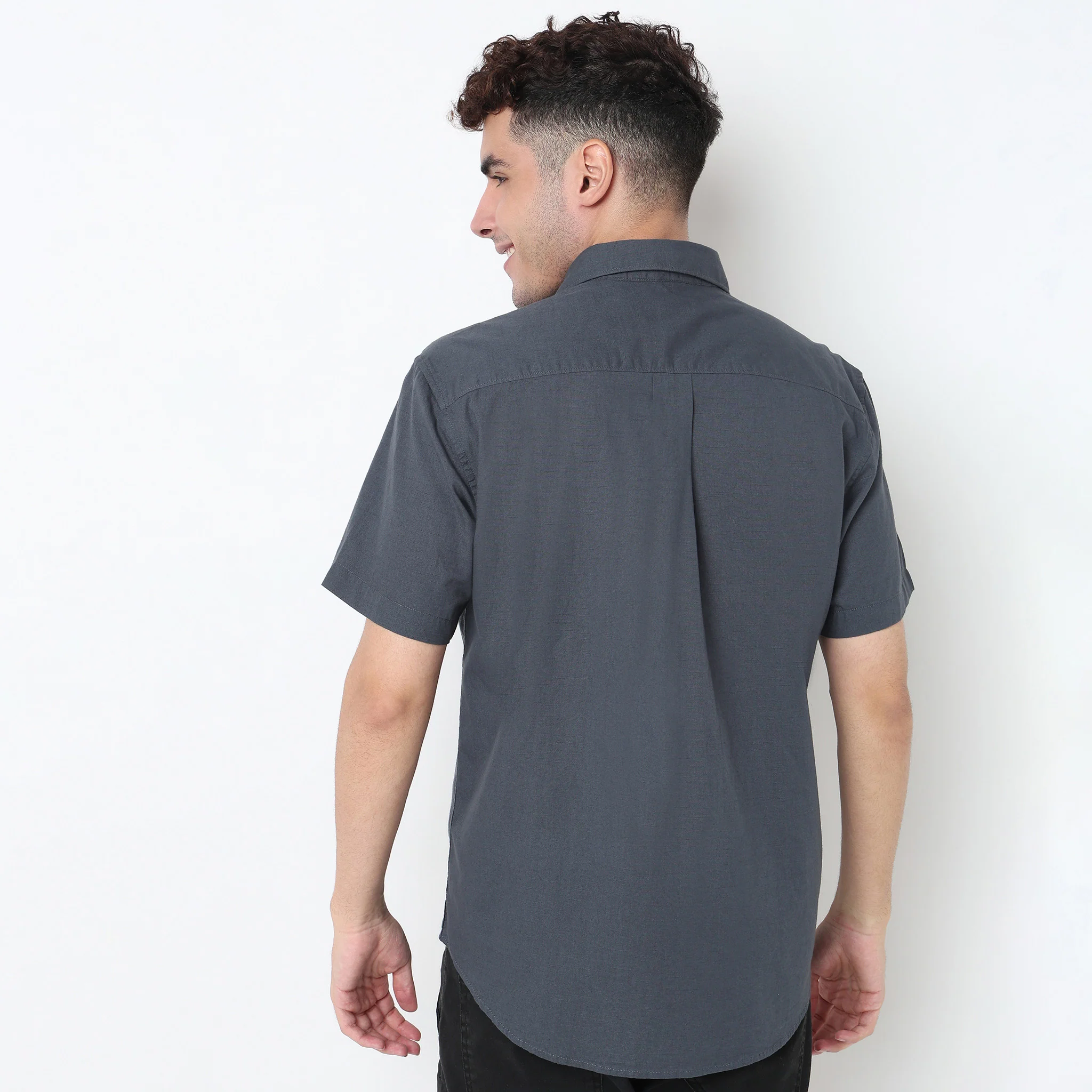 Easy Shirt™ - 100% Cotton MockLin Slubs - Regular Fit Solid Shirt - Image 53