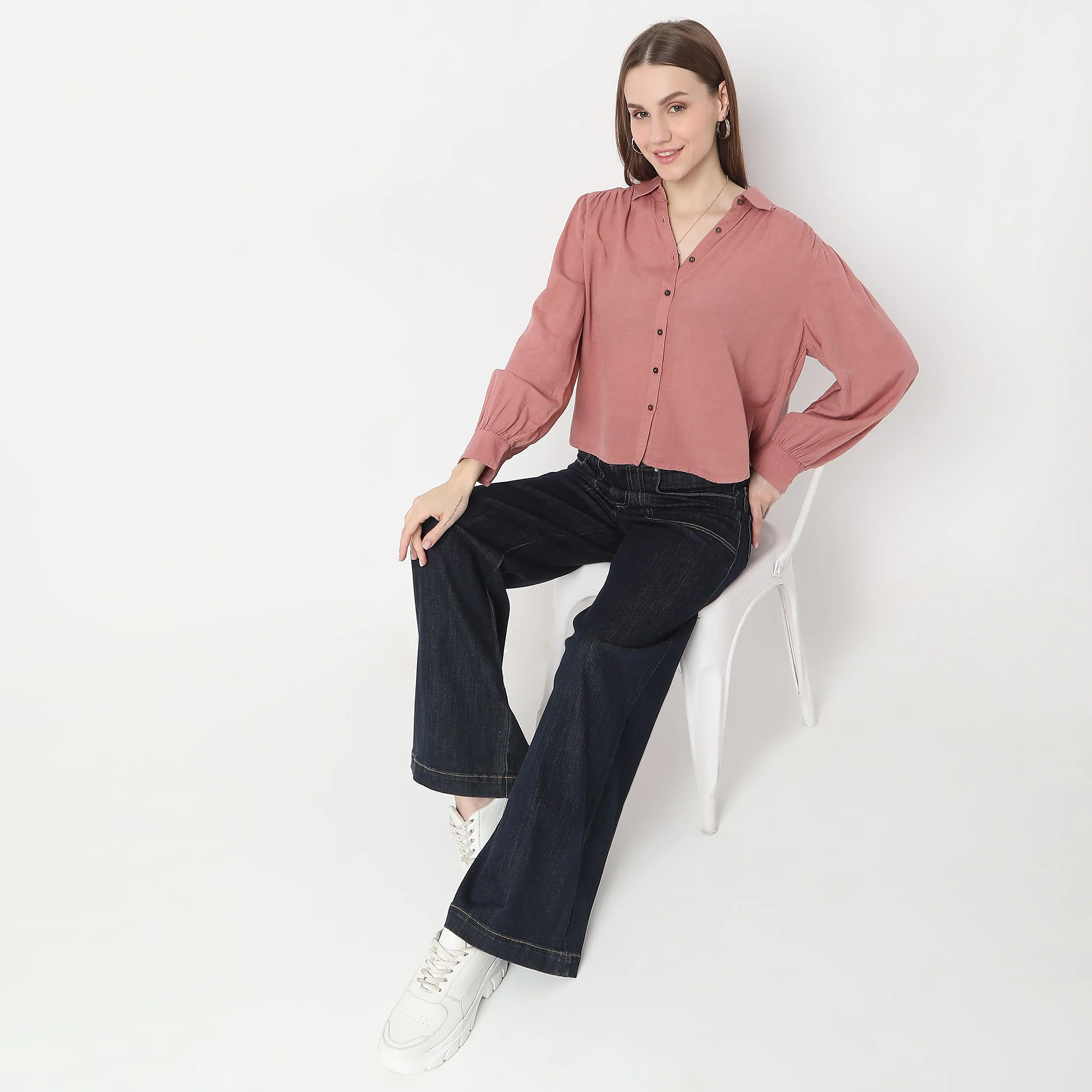 Solid Full Sleeve Shirt - Image 6