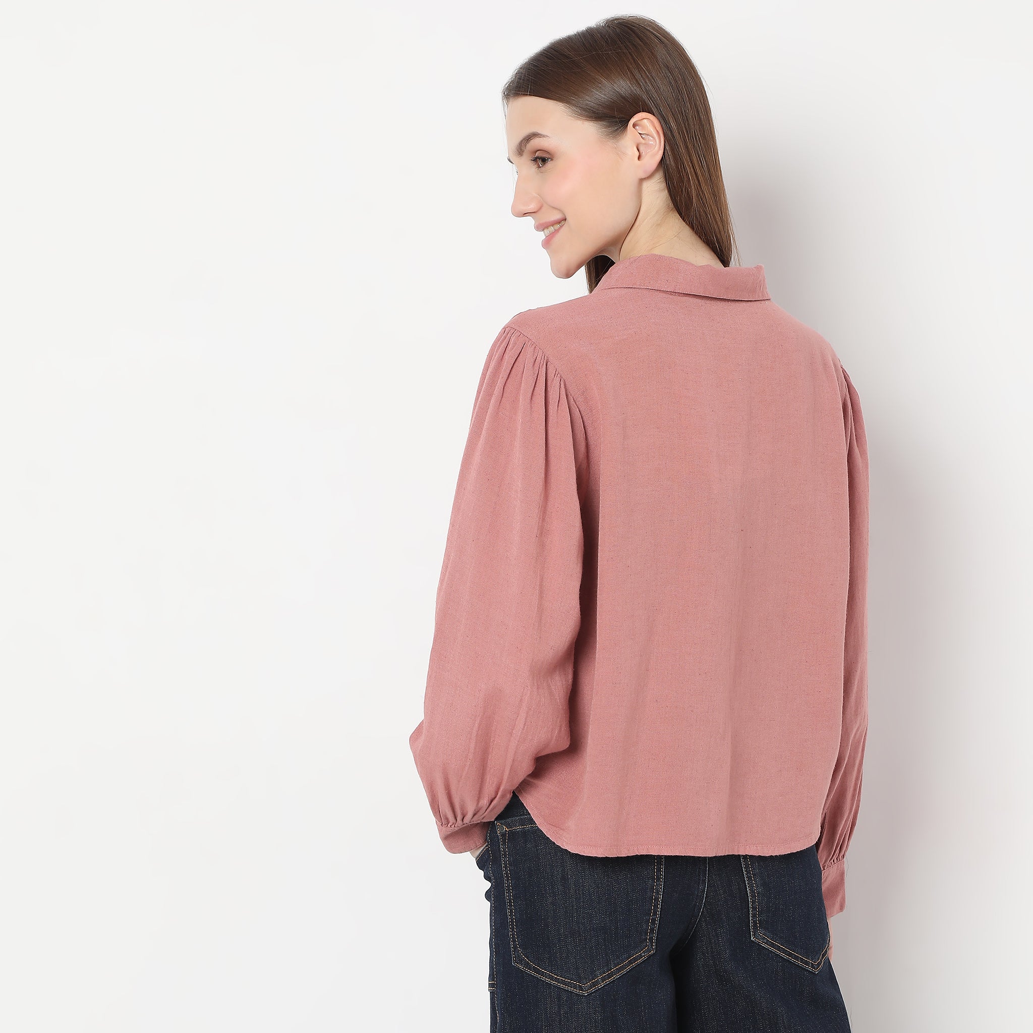 Solid Full Sleeve Shirt - Image 8