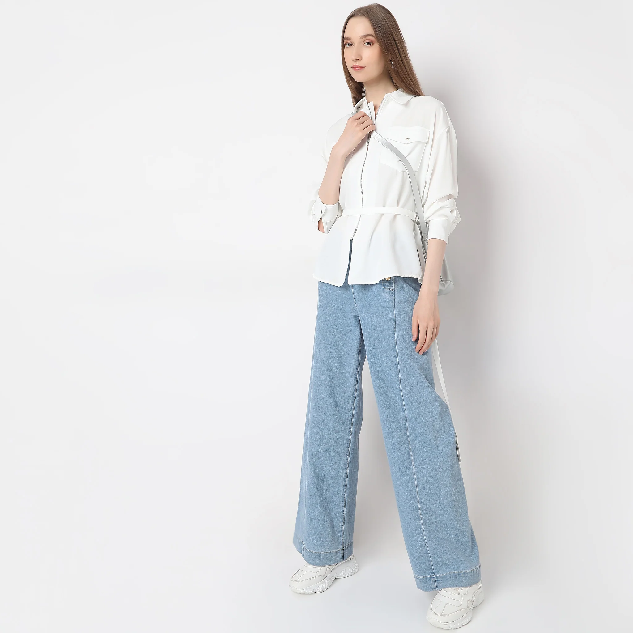 Regular Fit Solid Shirt - Image 5