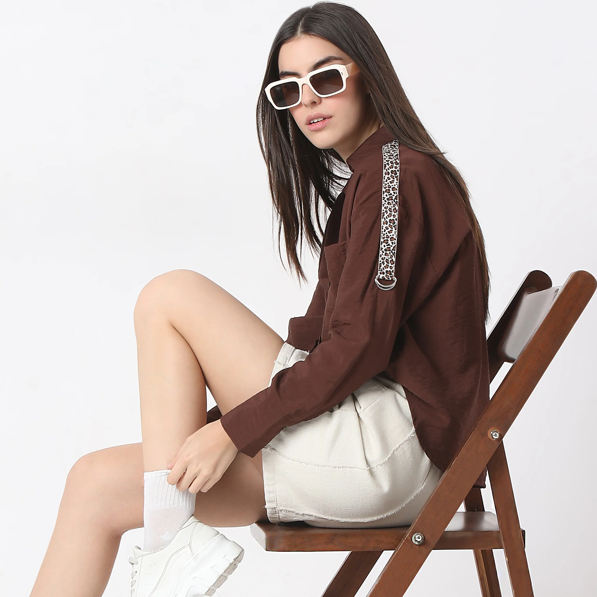 Solid Full Sleeve Casual Shirt - Image 5