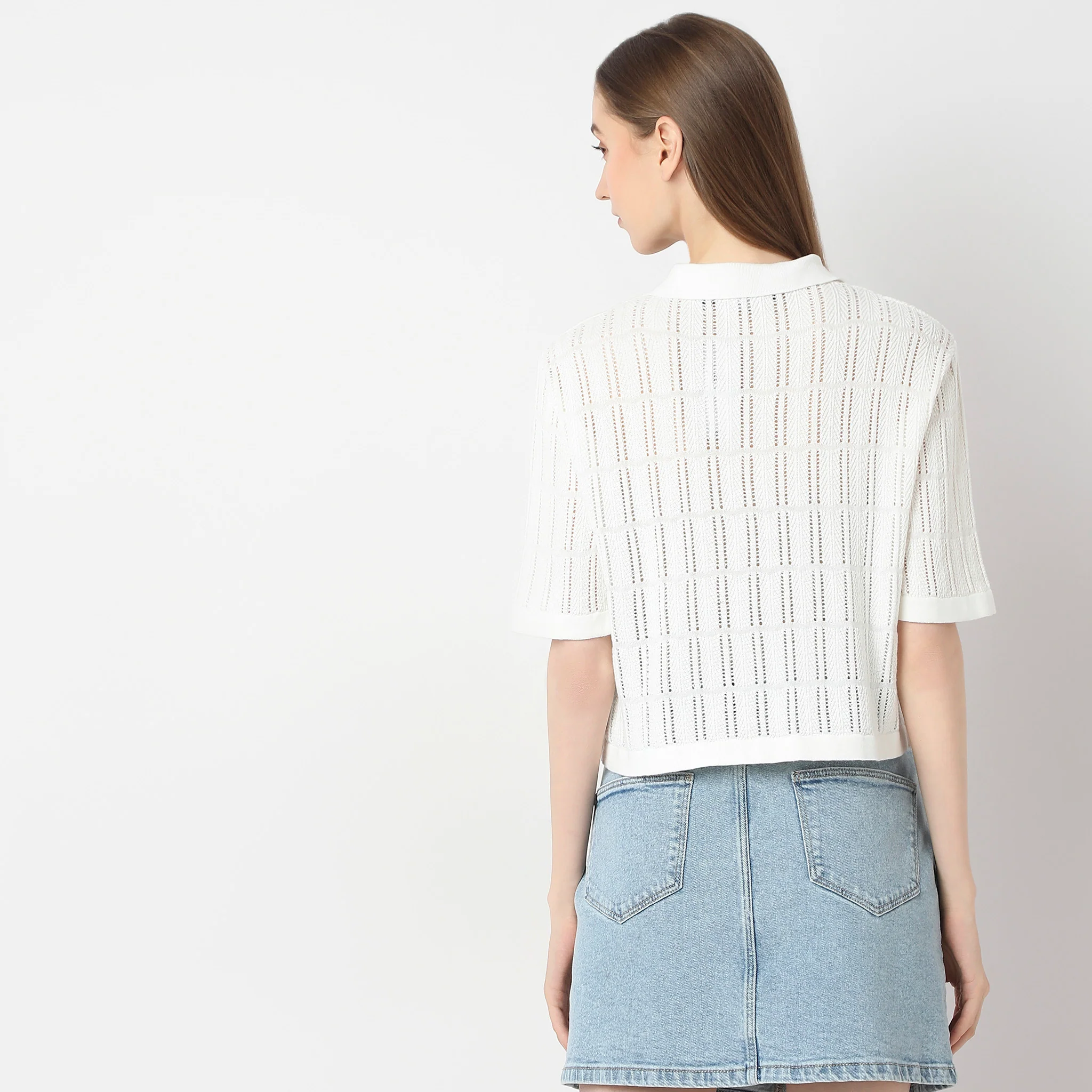 Regular Fit Solid Shirt - Image 3