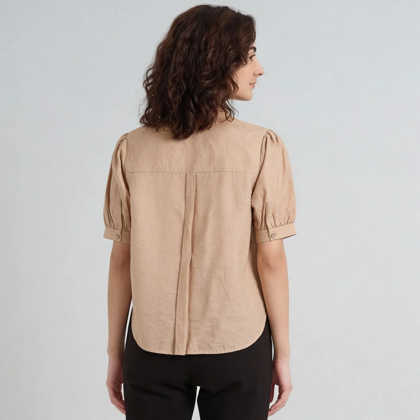 Regular Fit Solid Elbow Sleeve Shirt - Image 18
