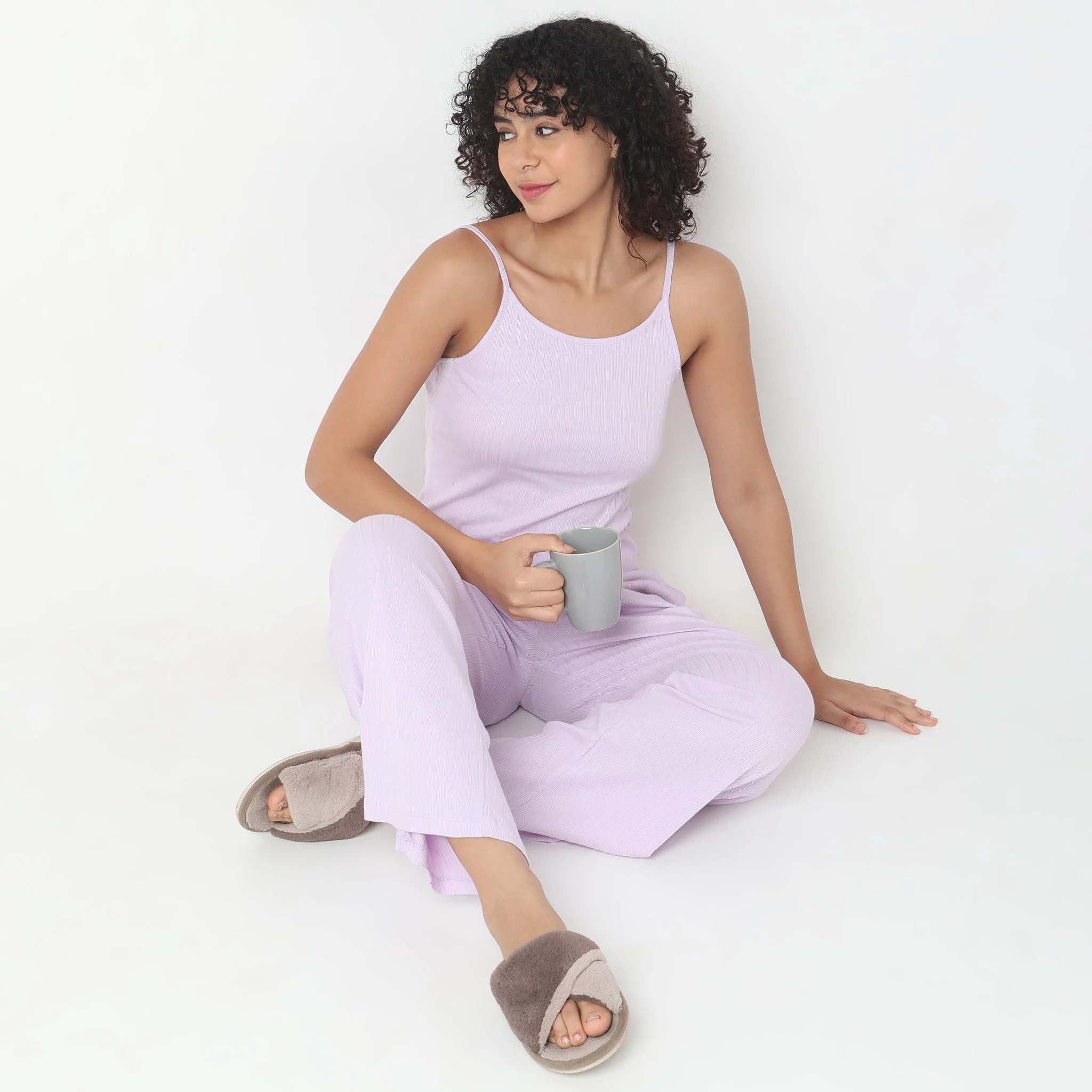 Regular Fit Solid Lounge Slip - Image 11
