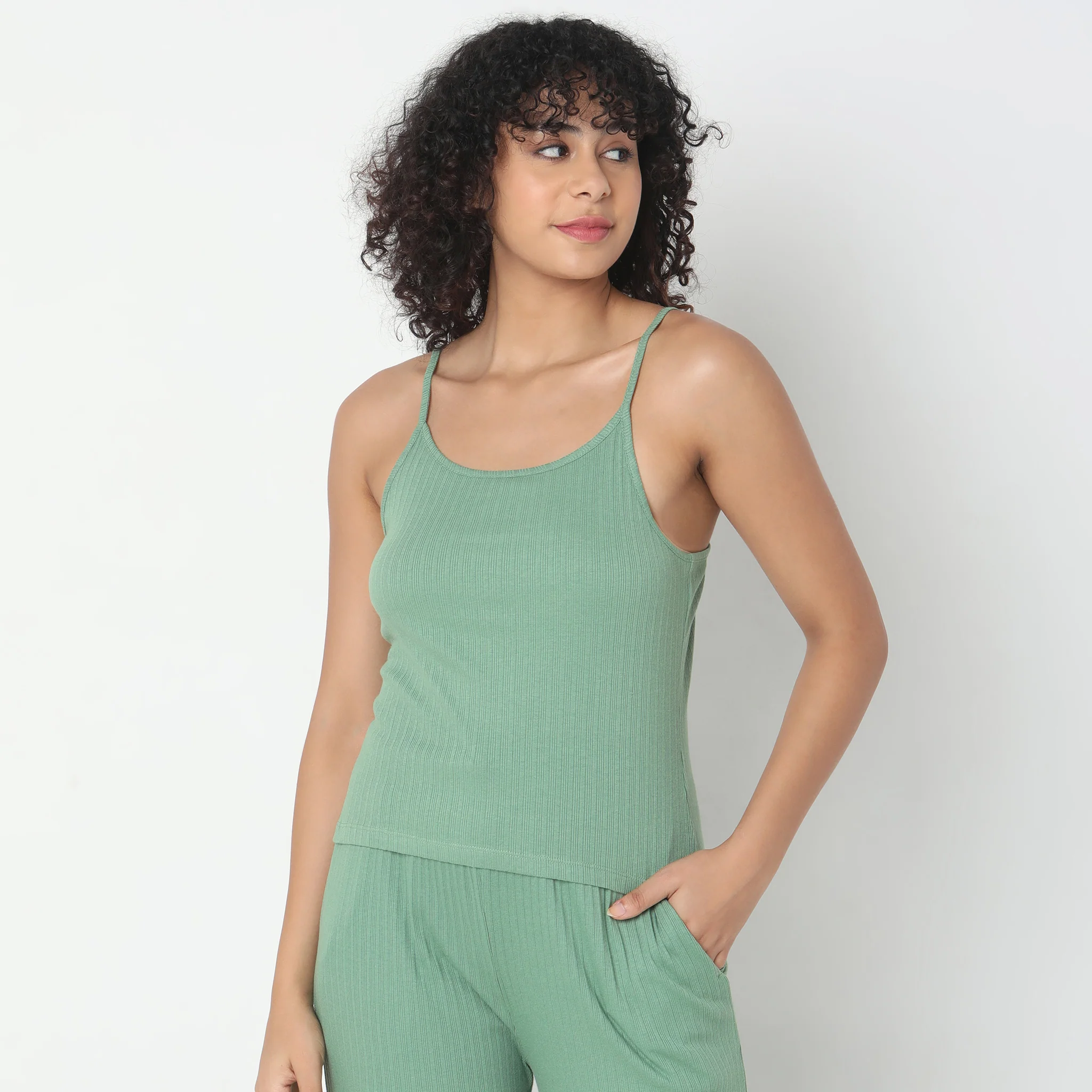 Regular Fit Solid Lounge Slip - Image 7