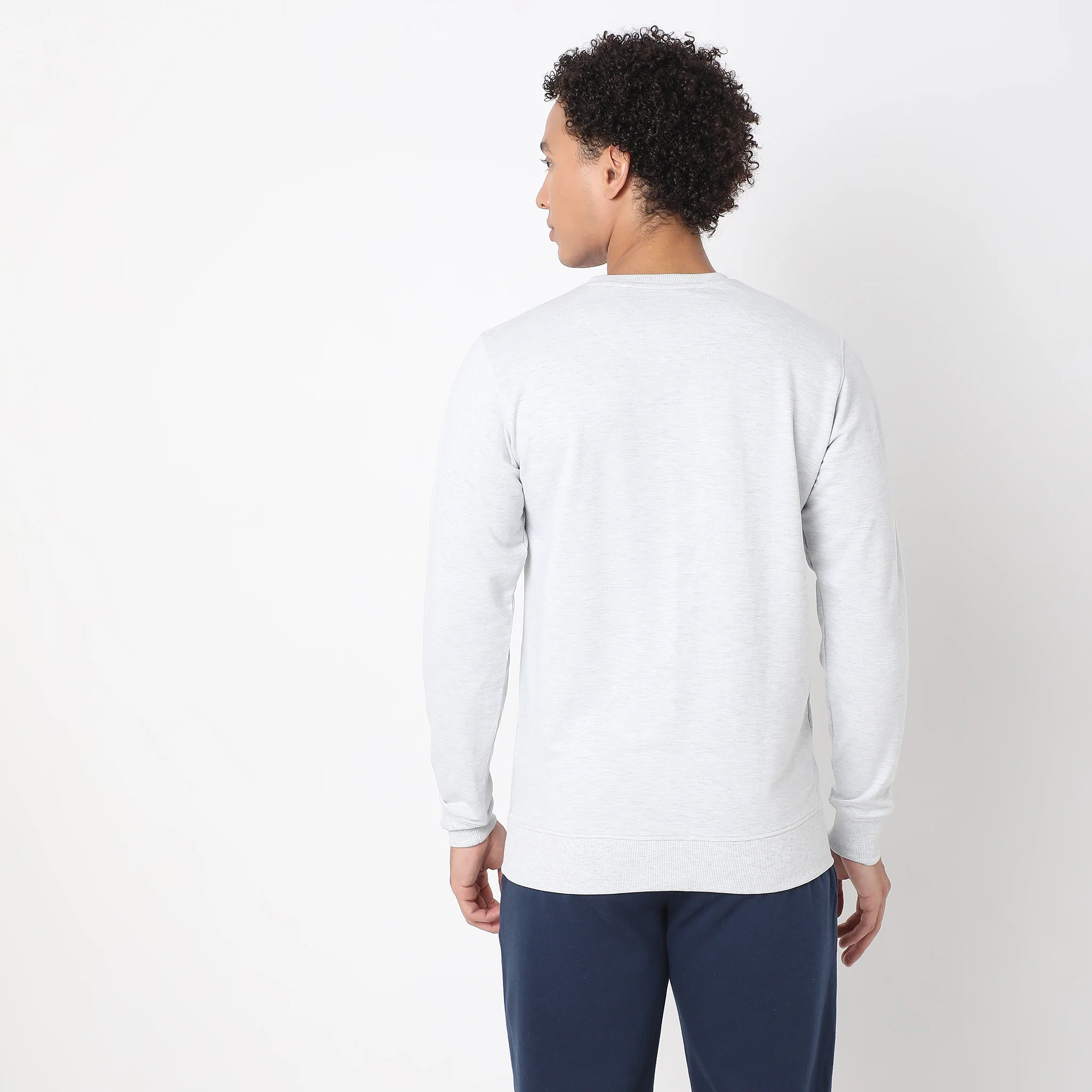 Knitted Solid Sweat Tee - Image 13