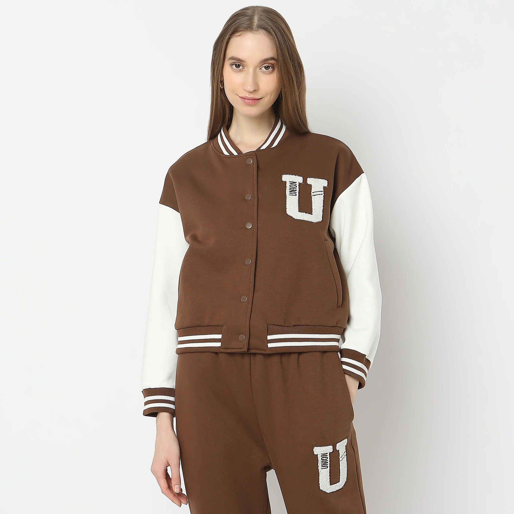 Regular Fit Solid Sweatshirt - Image 2