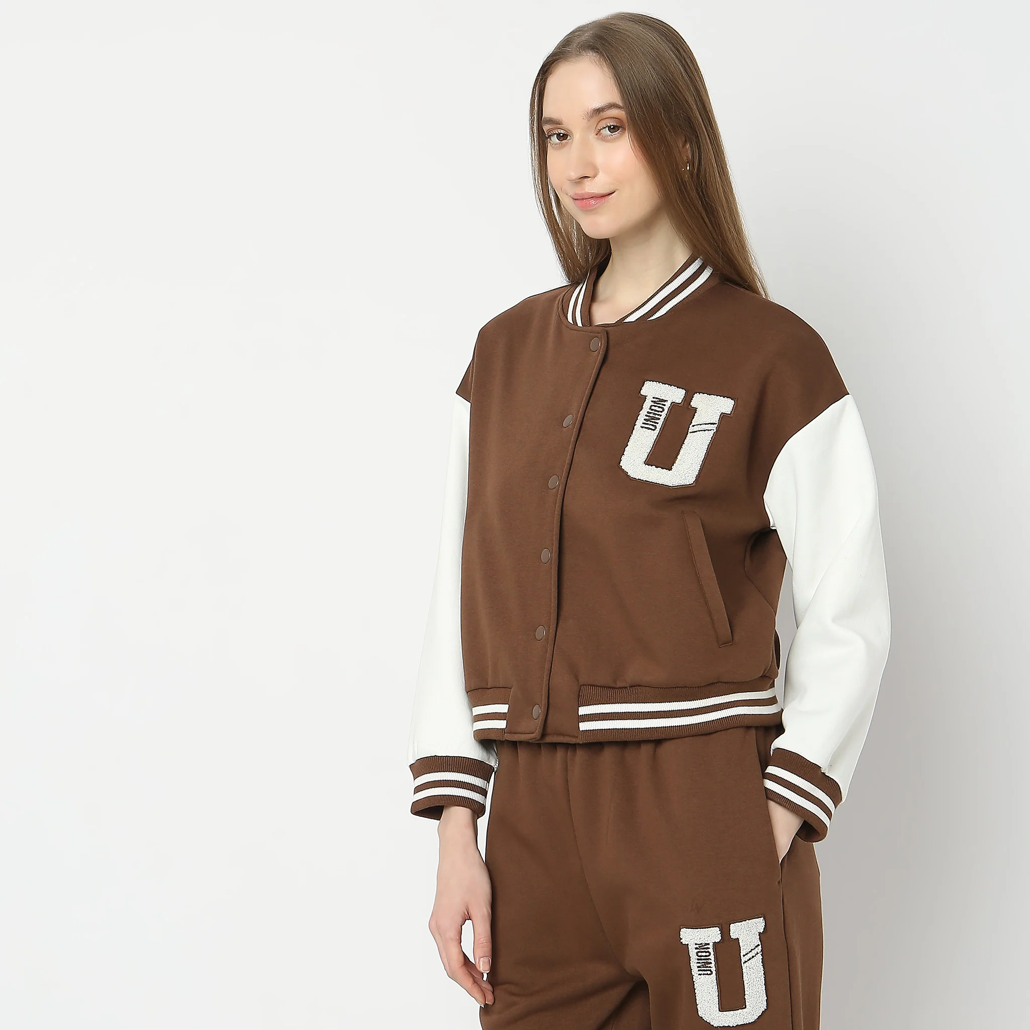 Regular Fit Solid Sweatshirt - Image 5