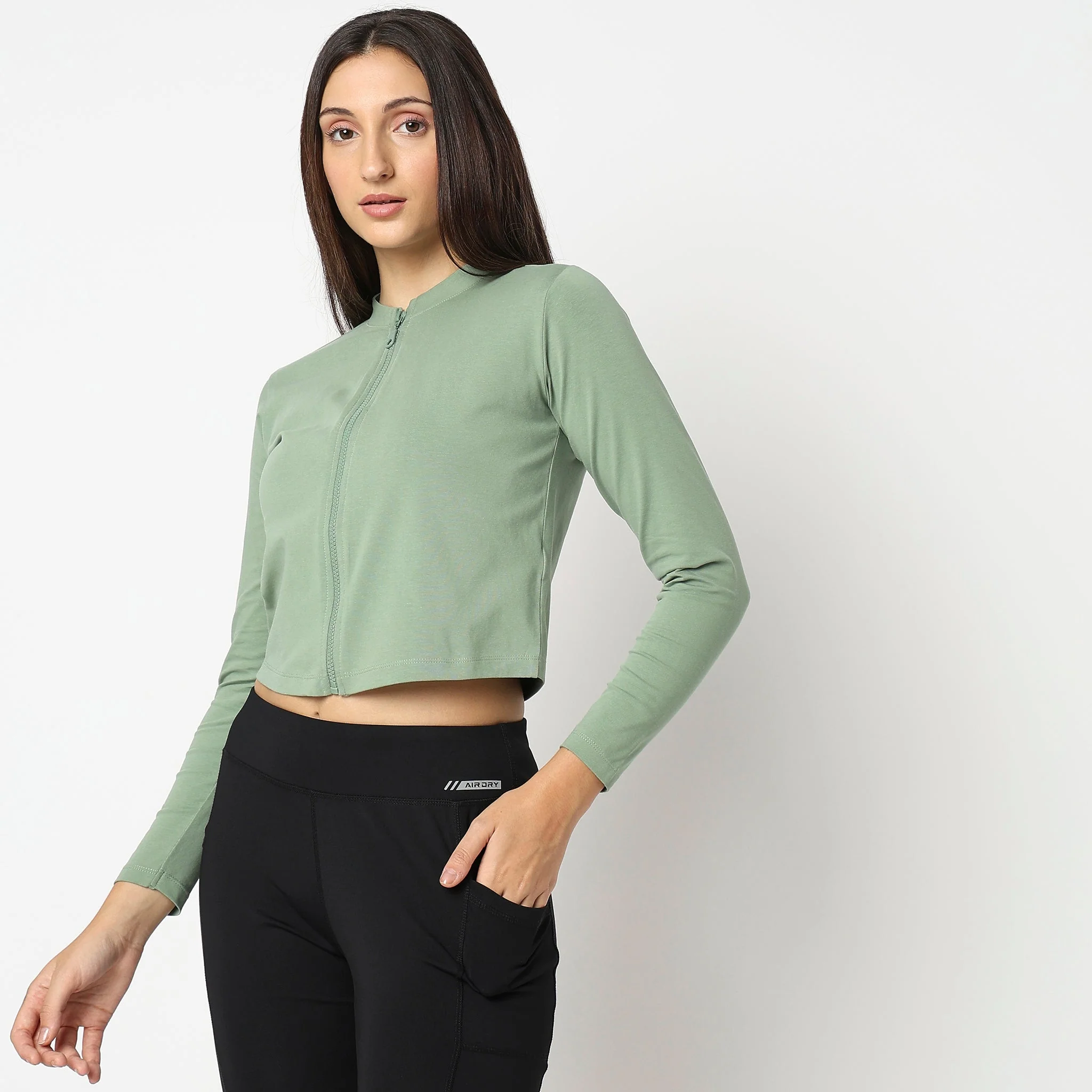 Regular Fit Solid Jacket - Image 17