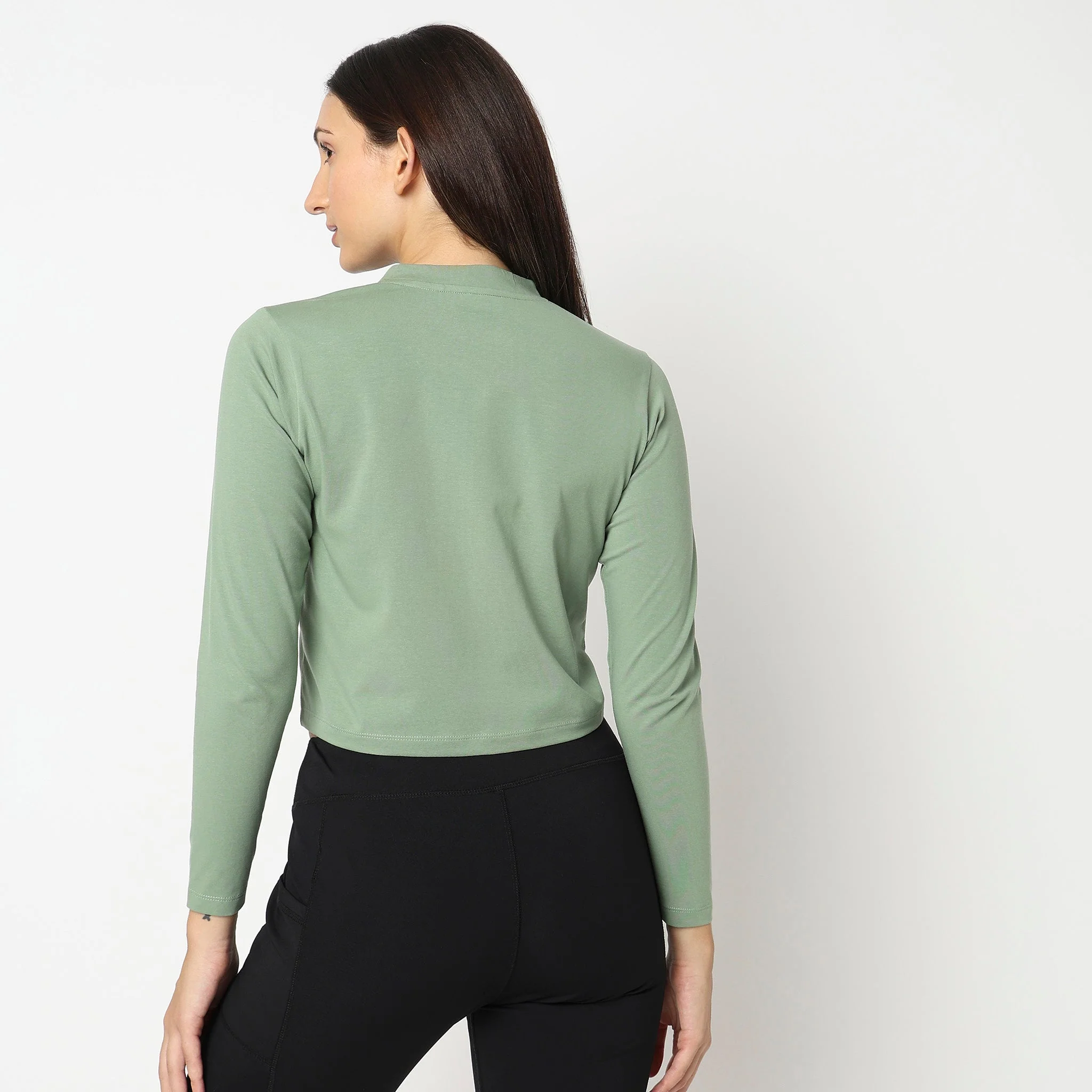 Regular Fit Solid Jacket - Image 18