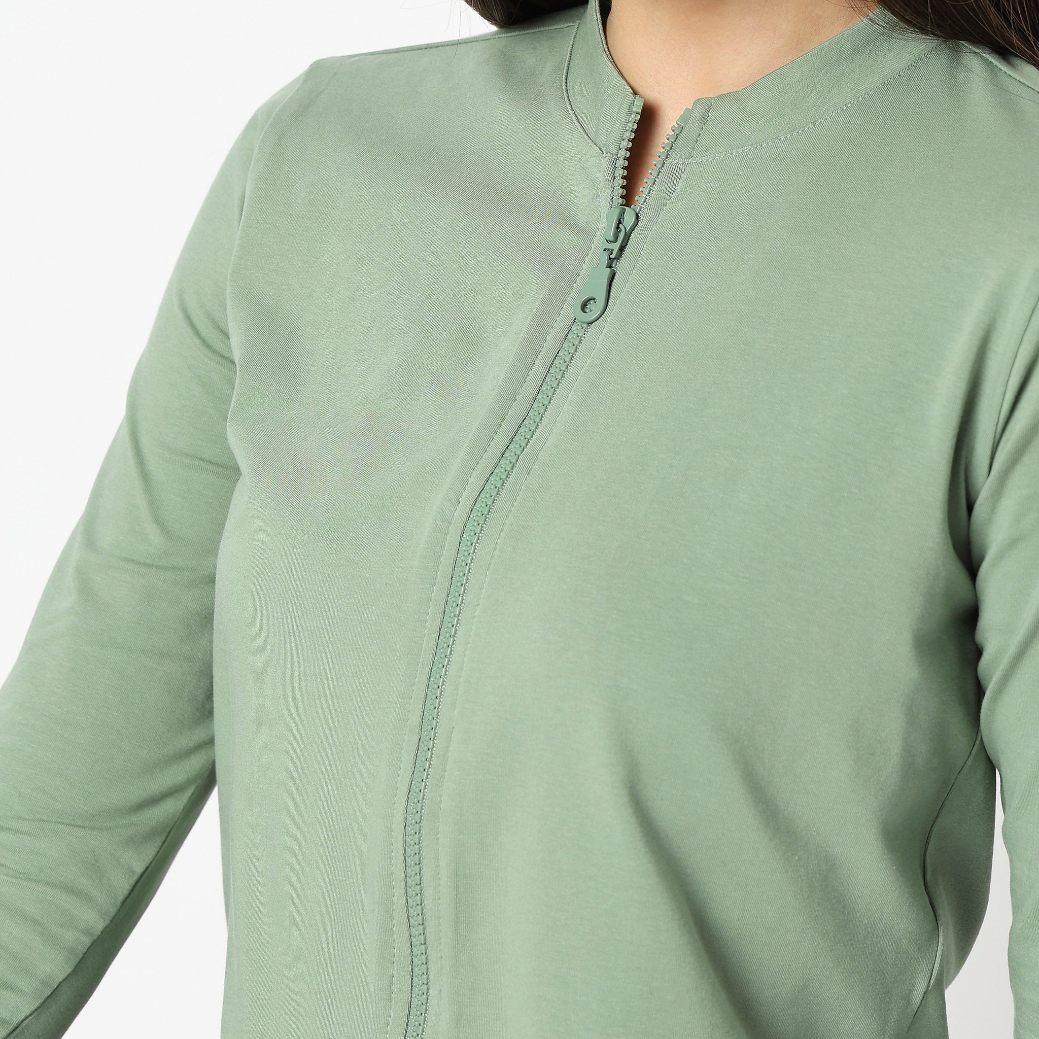 Regular Fit Solid Jacket - Image 20