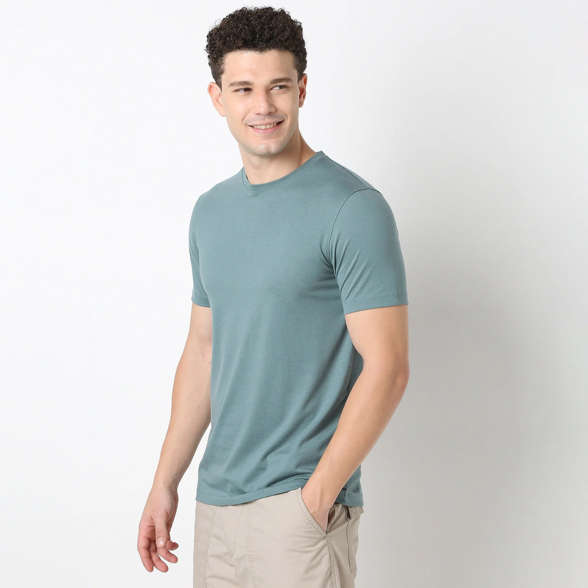 Double Dyed Crew™ Tees - Regular Fit - Must Have Essential Super Soft Handfeel & Quick Dry - Image 10