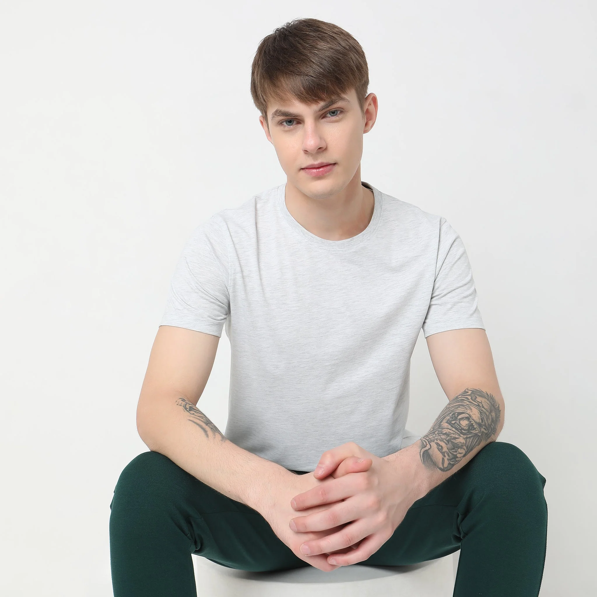 Double Dyed Crew™ Tees - Regular Fit - Must Have Essential Super Soft Handfeel & Quick Dry - Image 22