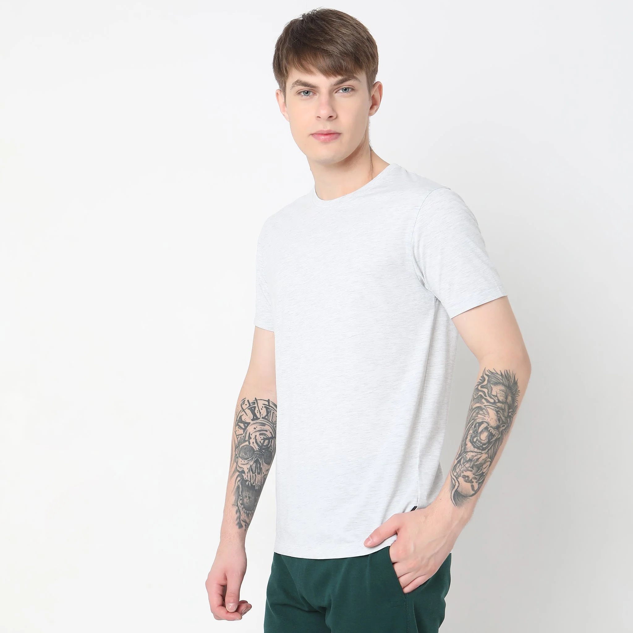 Double Dyed Crew™ Tees - Regular Fit - Must Have Essential Super Soft Handfeel & Quick Dry - Image 25