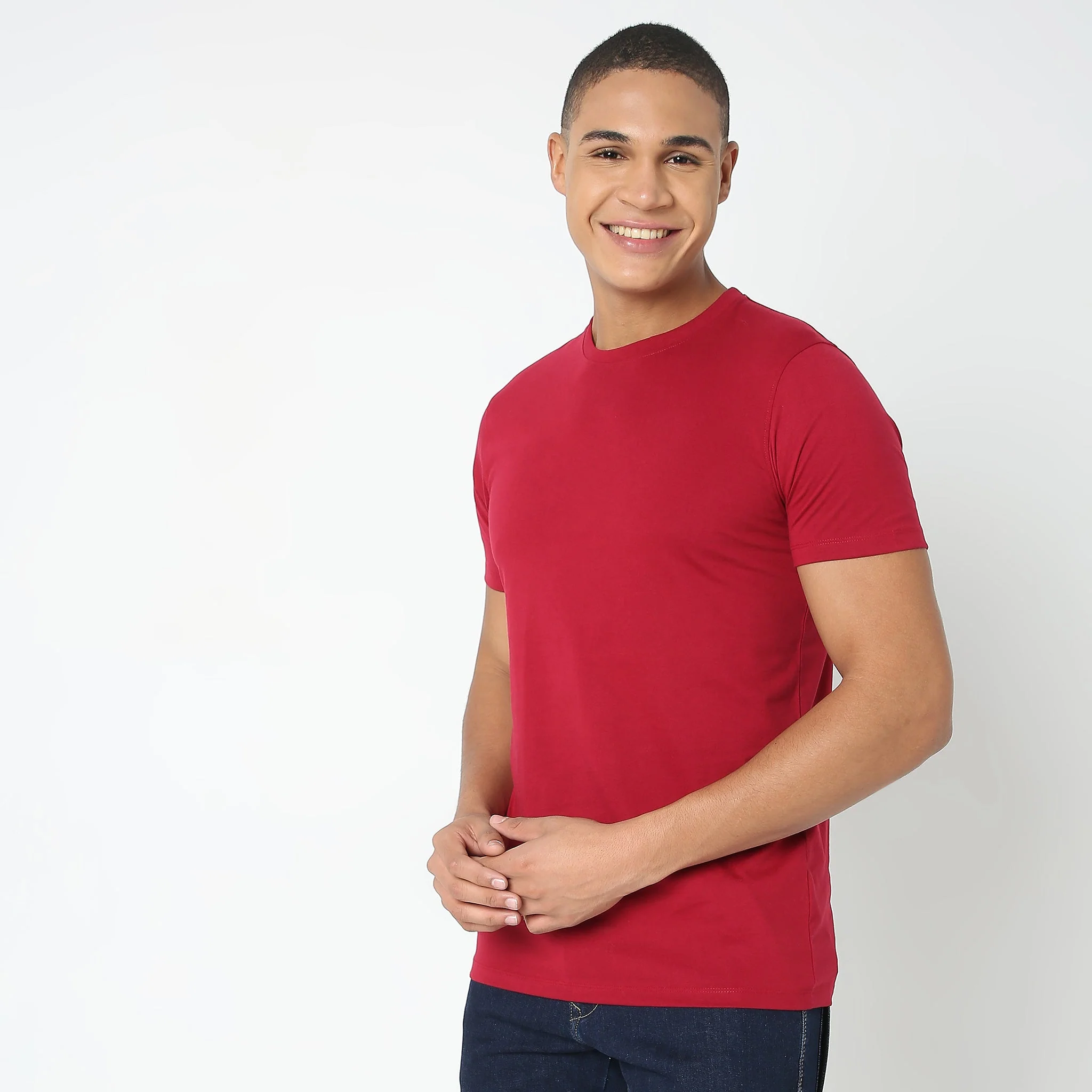 Double Dyed Crew™ Tees - Regular Fit - Must Have Essential Super Soft Handfeel & Quick Dry - Image 36