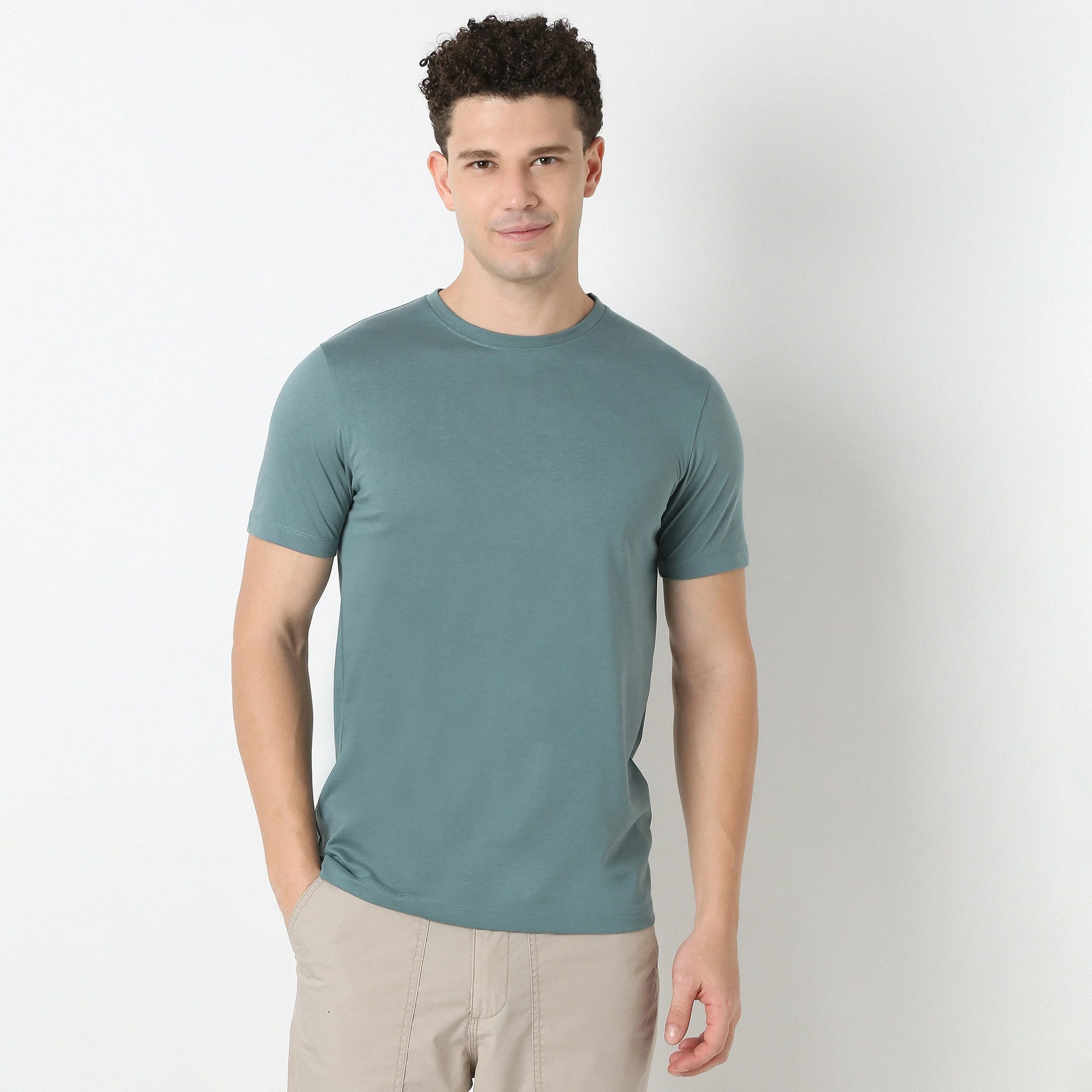 Double Dyed Crew™ Tees - Regular Fit - Must Have Essential Super Soft Handfeel & Quick Dry - Image 7