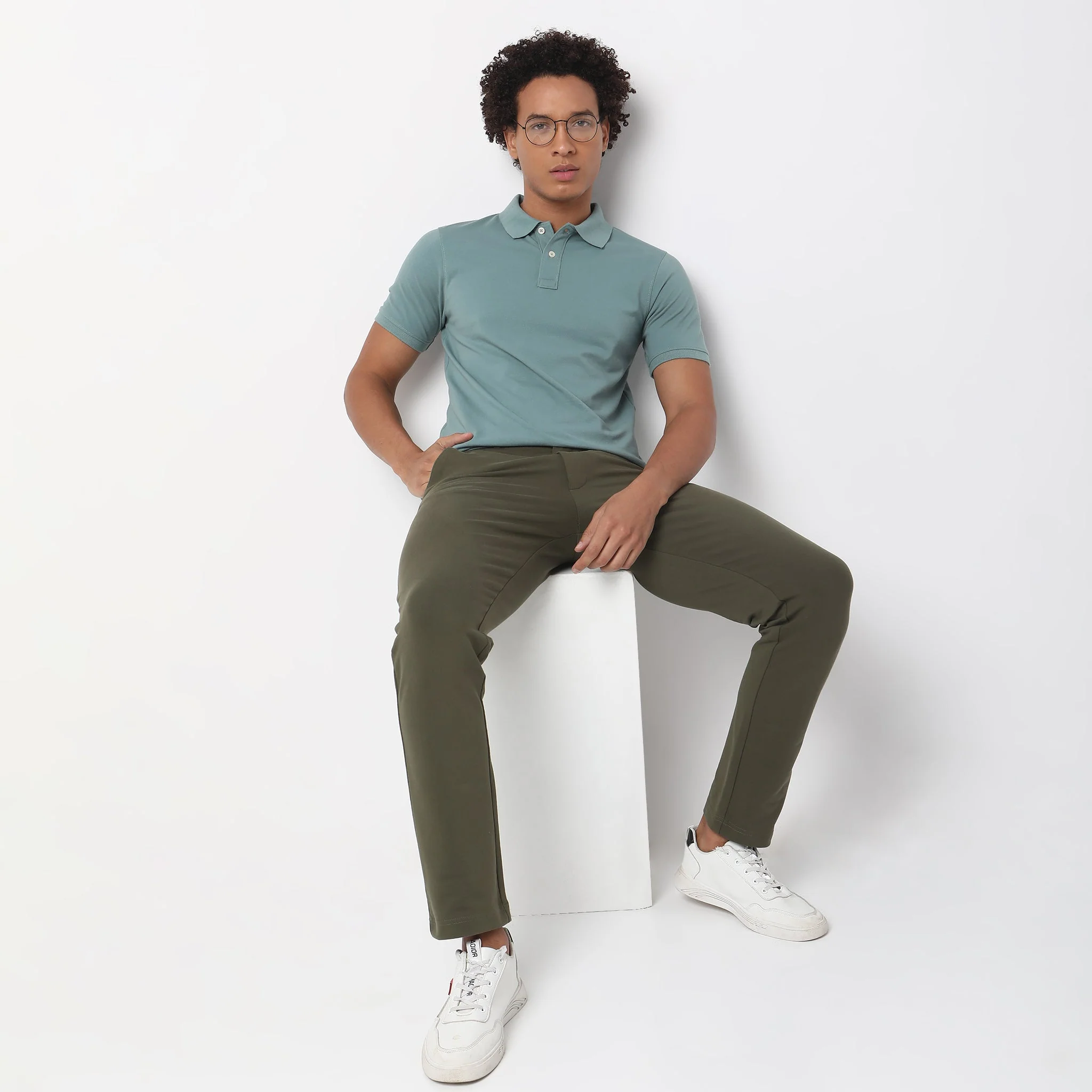 Double Dyed Polo™ T-Shirt With Anti-Curl Collar Pique Knit