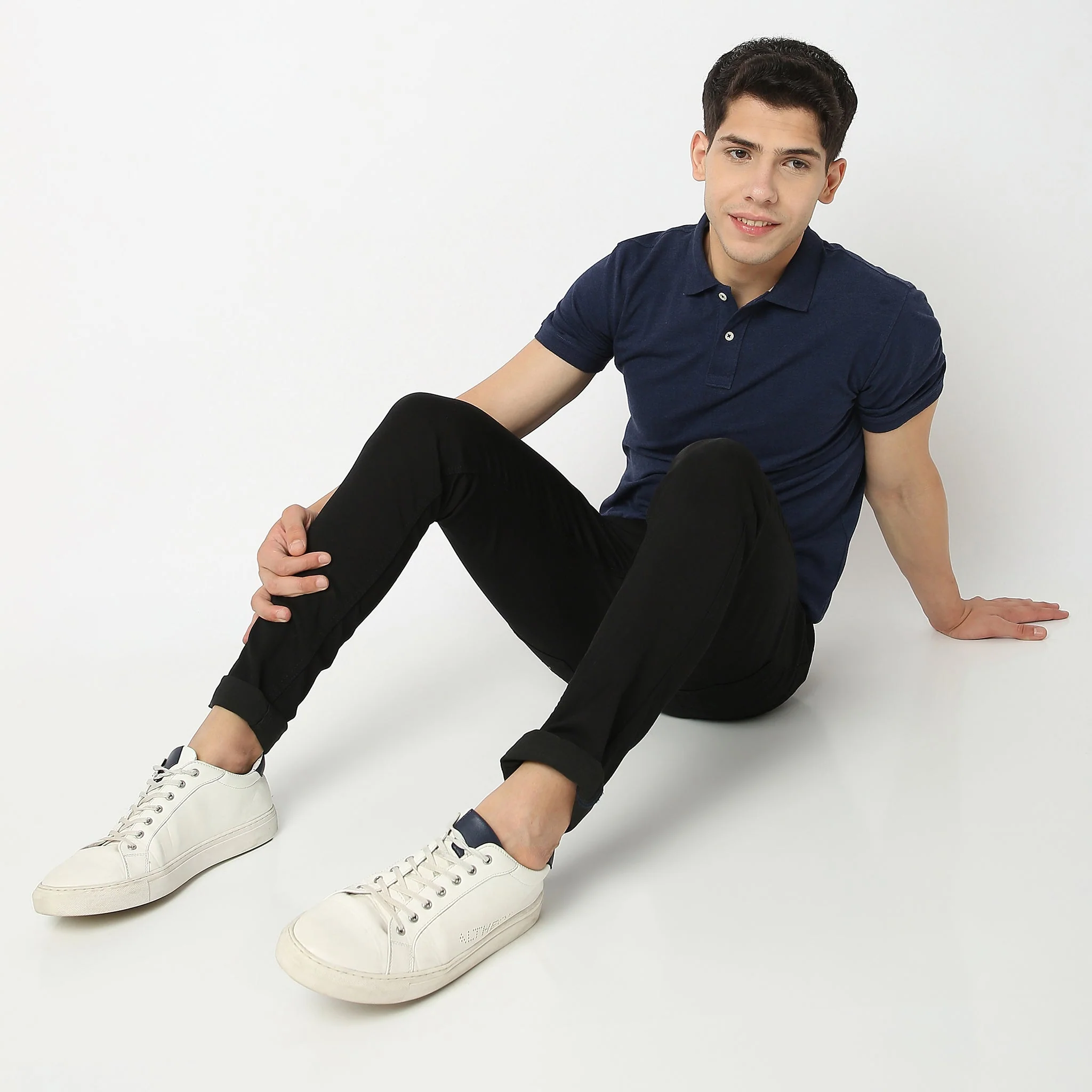 Double Dyed Polo™ T-Shirt With Anti-Curl Collar Pique Knit - Image 10