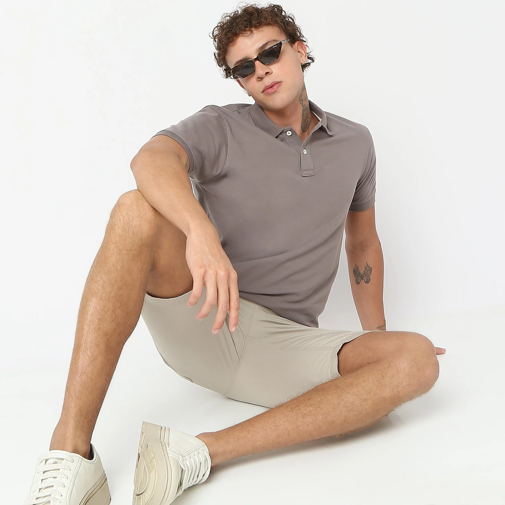 Double Dyed Polo™ T-Shirt With Anti-Curl Collar Pique Knit - Image 26