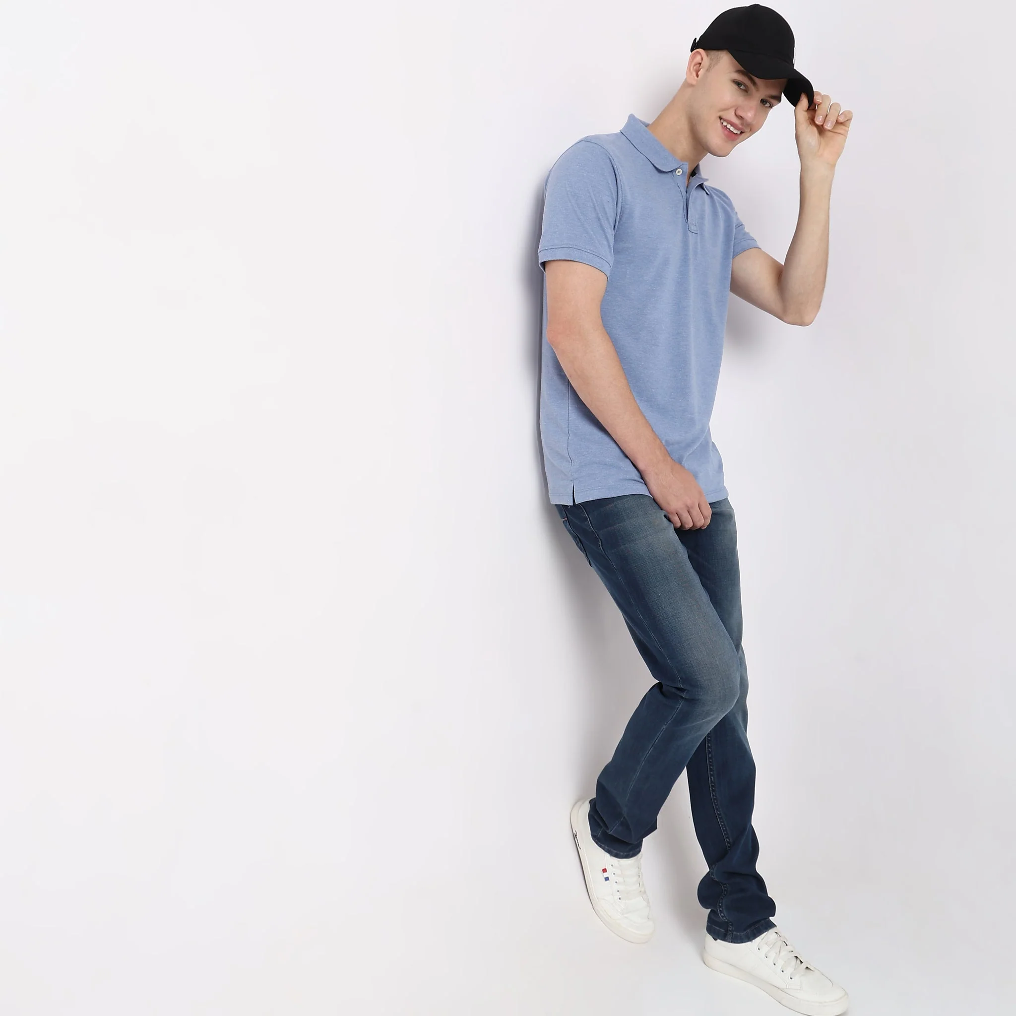Double Dyed Polo™ T-Shirt With Anti-Curl Collar Pique Knit - Image 31
