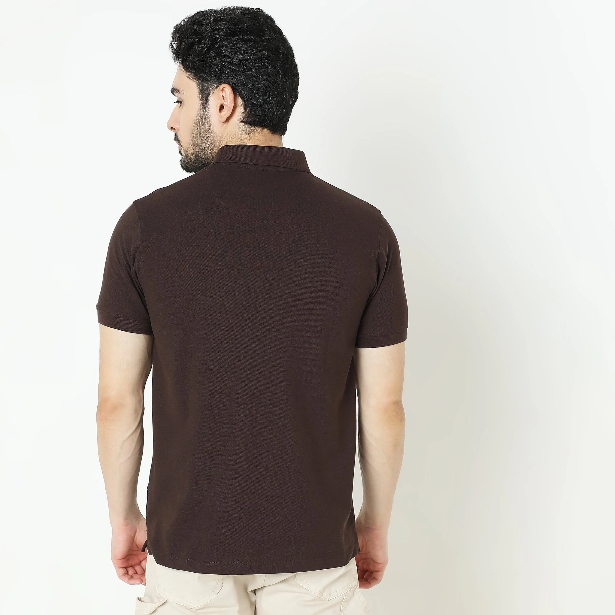 Double Dyed Polo™ T-Shirt With Anti-Curl Collar Pique Knit - Image 53