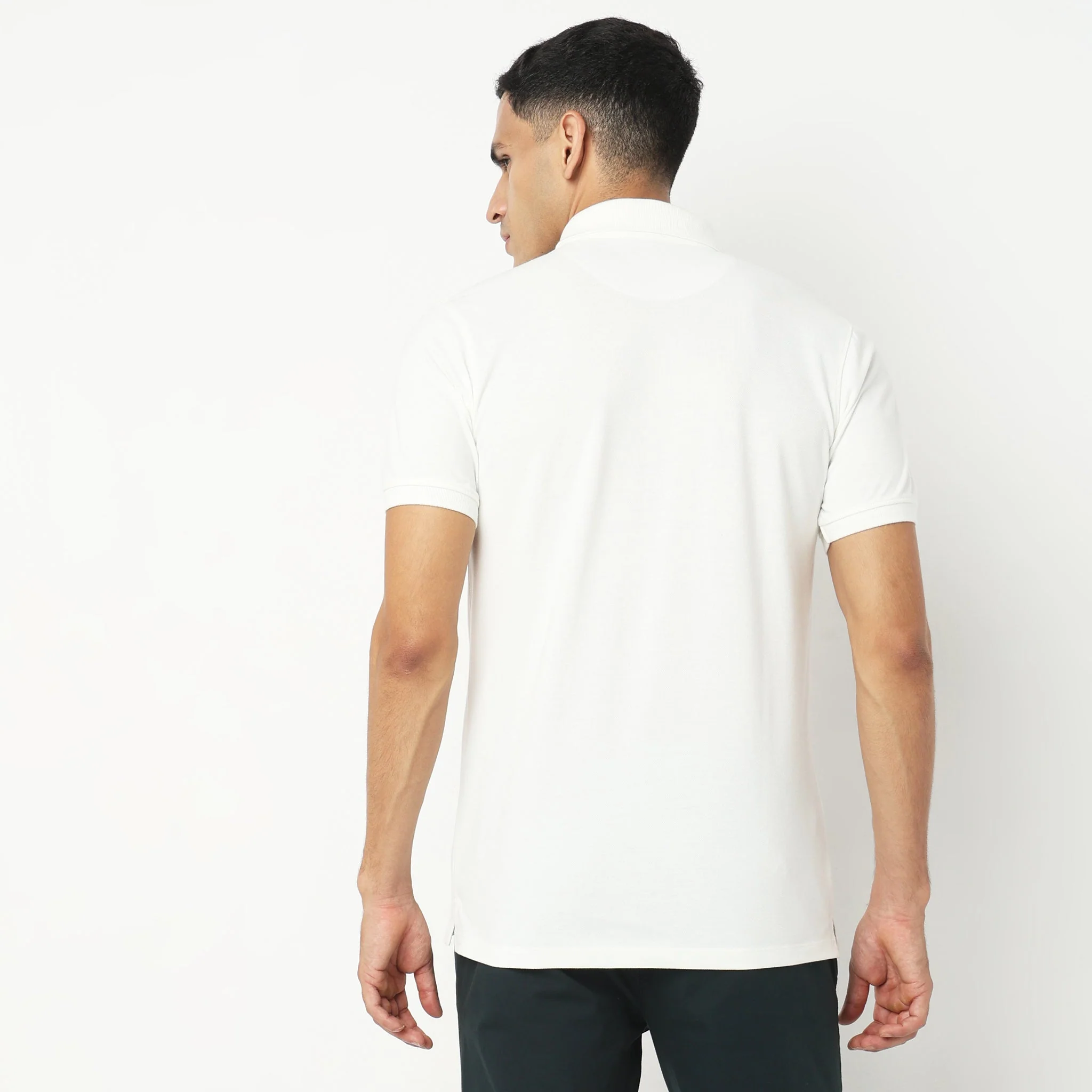 Double Dyed Polo™ T-Shirt With Anti-Curl Collar Pique Knit - Image 58