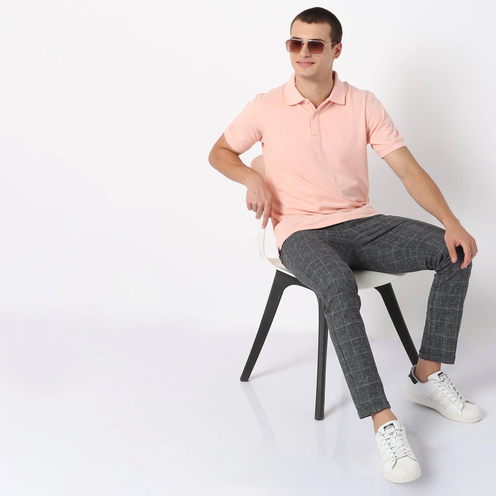 Double Dyed Polo™ T-Shirt With Anti-Curl Collar Pique Knit - Image 61