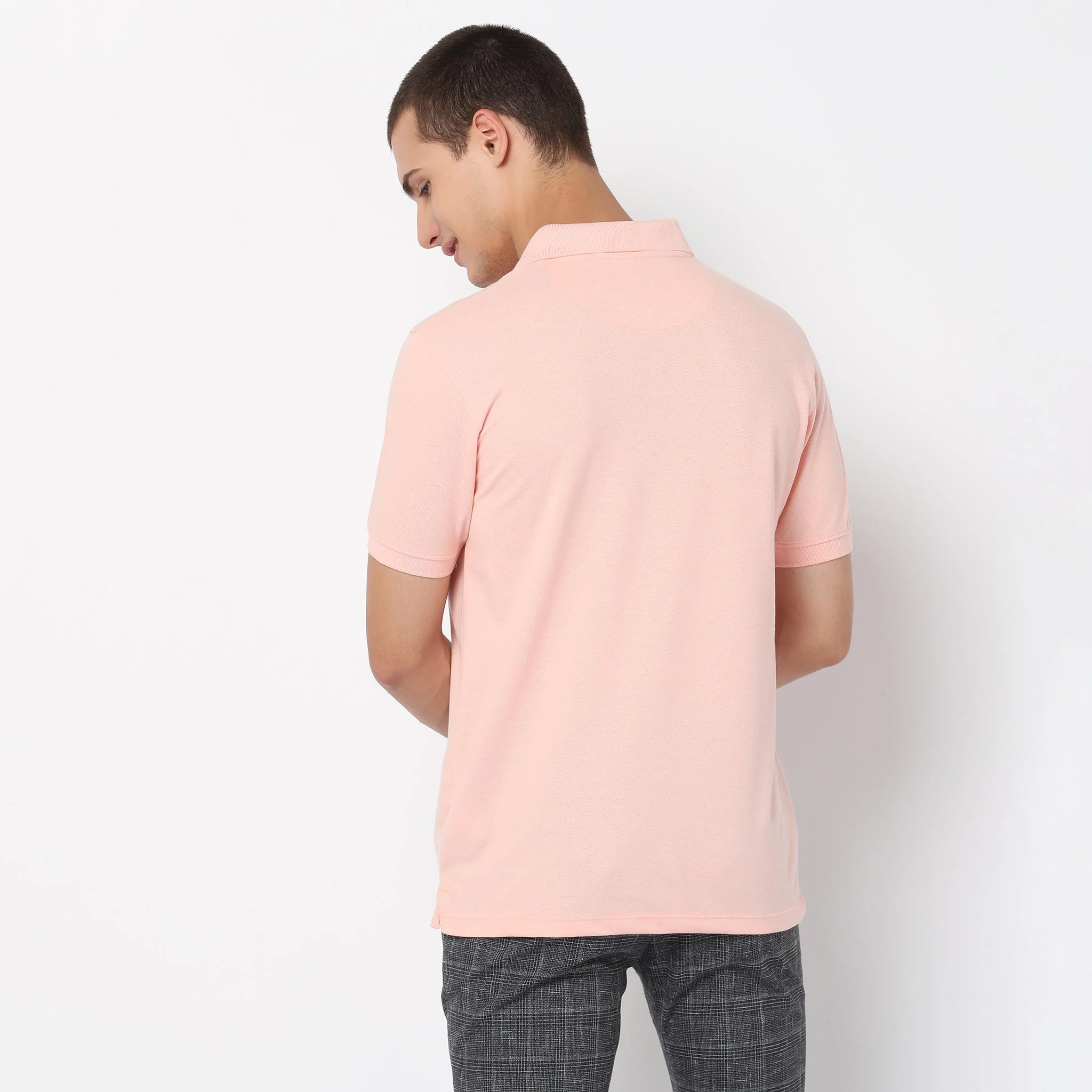 Double Dyed Polo™ T-Shirt With Anti-Curl Collar Pique Knit - Image 63