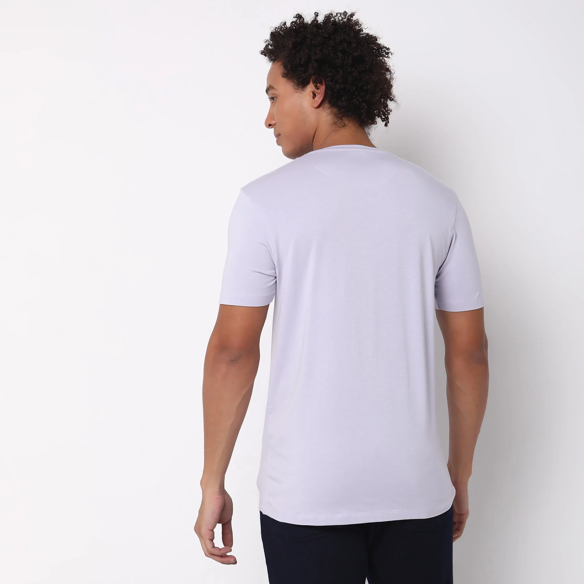 All Day Snug™ - Fine Modal Cotton Luxruy Blend With Japanese Mobilon Comfort - Knitted Solid Lounge T-Shirt - Image 13