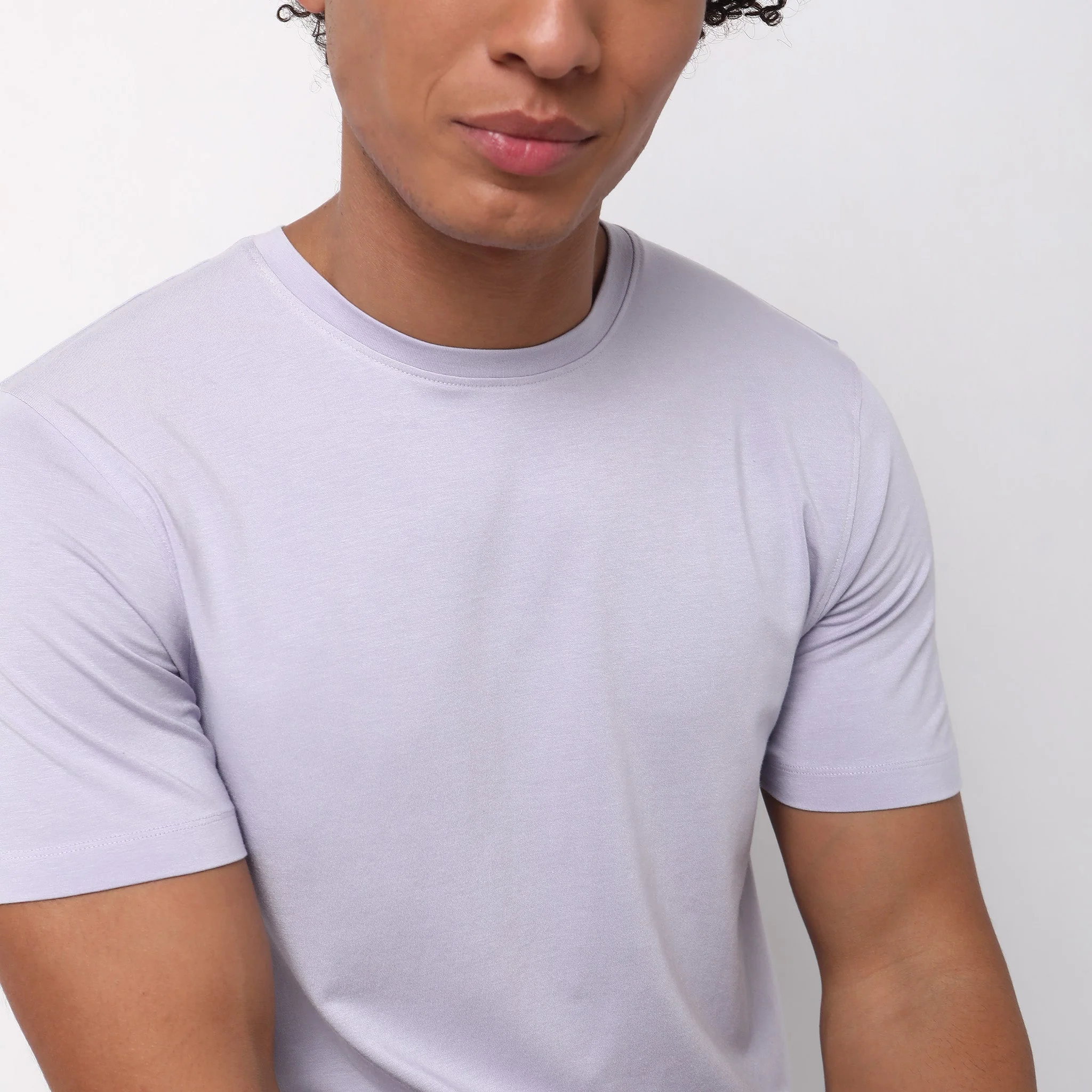 All Day Snug™ - Fine Modal Cotton Luxruy Blend With Japanese Mobilon Comfort - Knitted Solid Lounge T-Shirt - Image 15