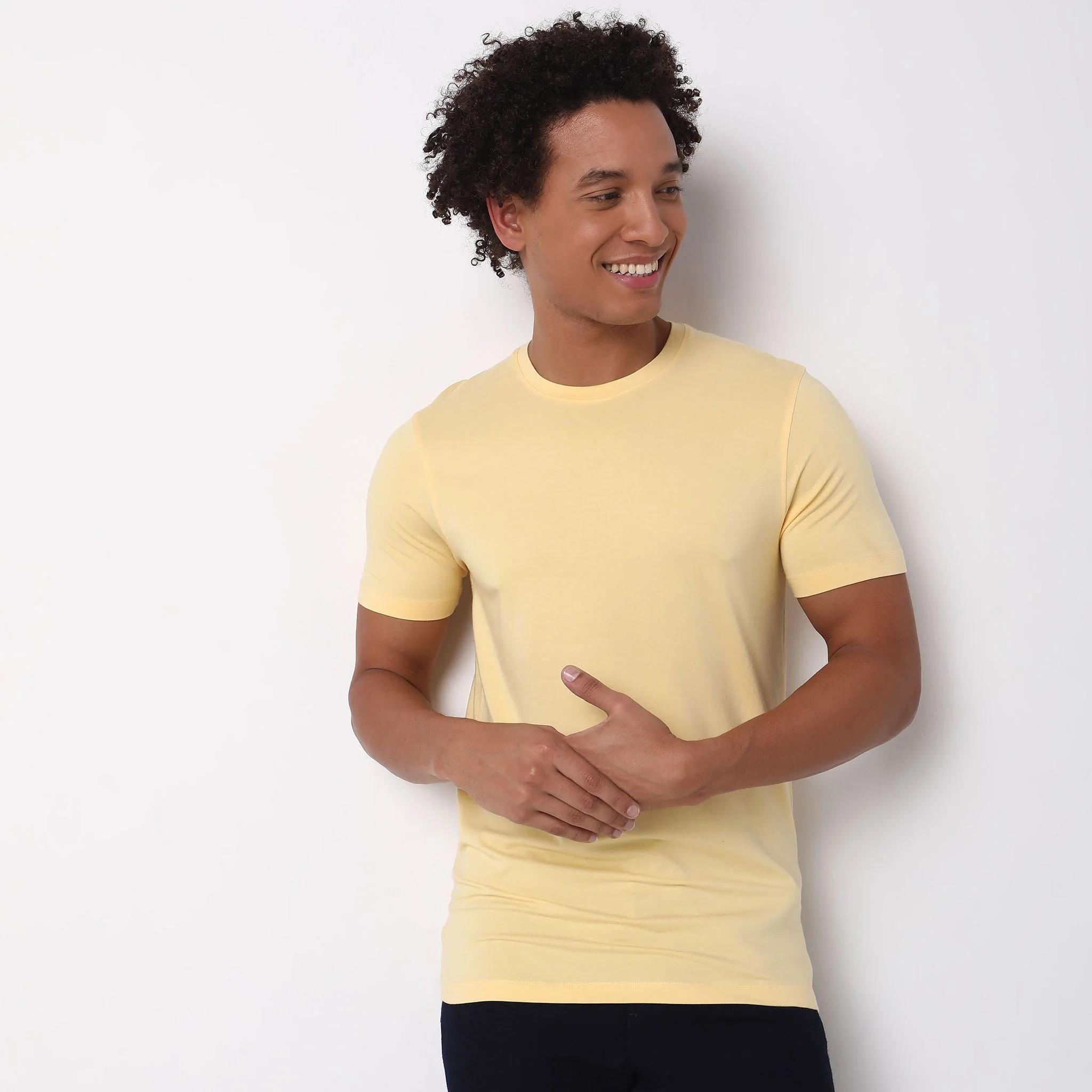 All Day Snug™ - Fine Modal Cotton Luxruy Blend With Japanese Mobilon Comfort - Knitted Solid Lounge T-Shirt - Image 17