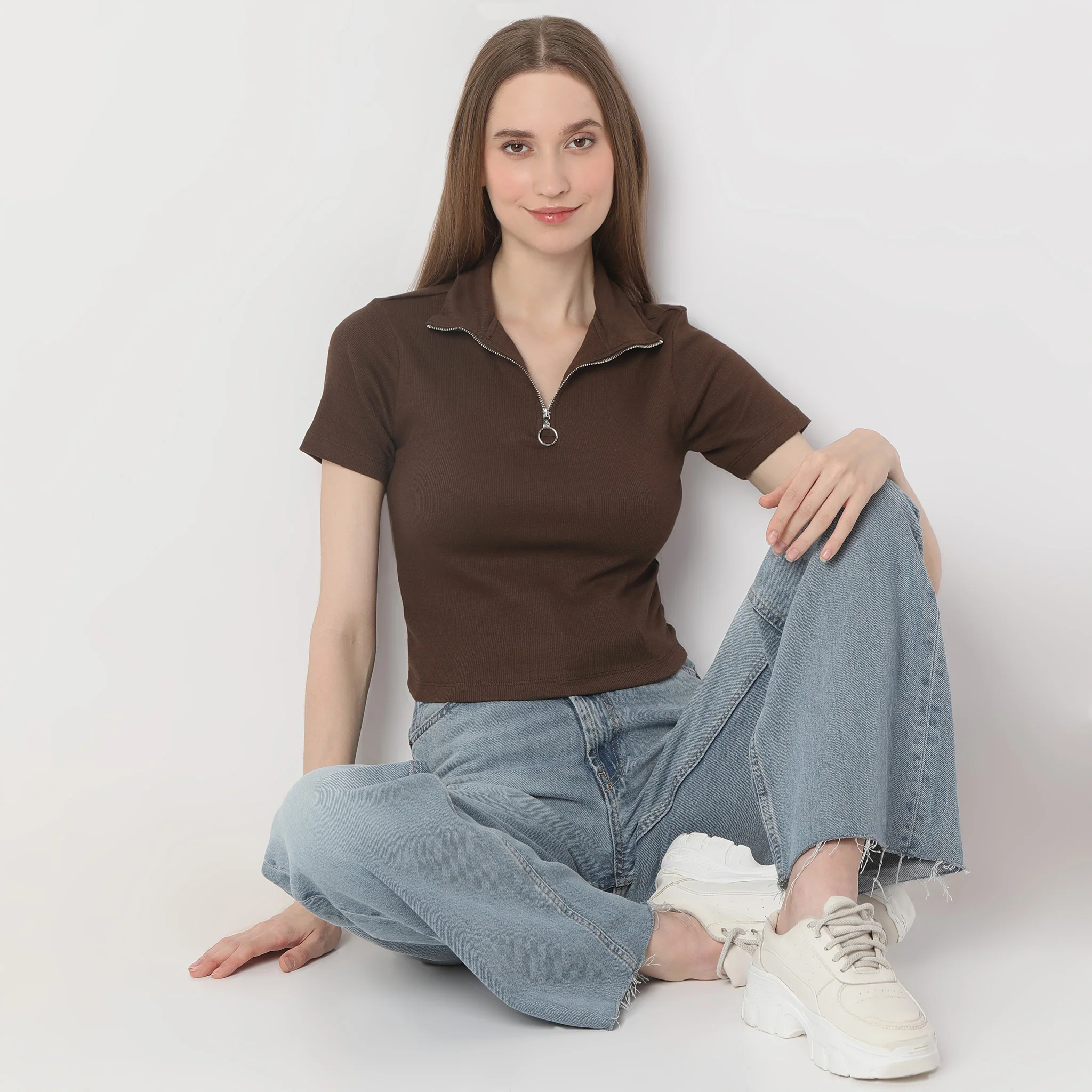 Regular Fit Solid T-Shirt - Image 11