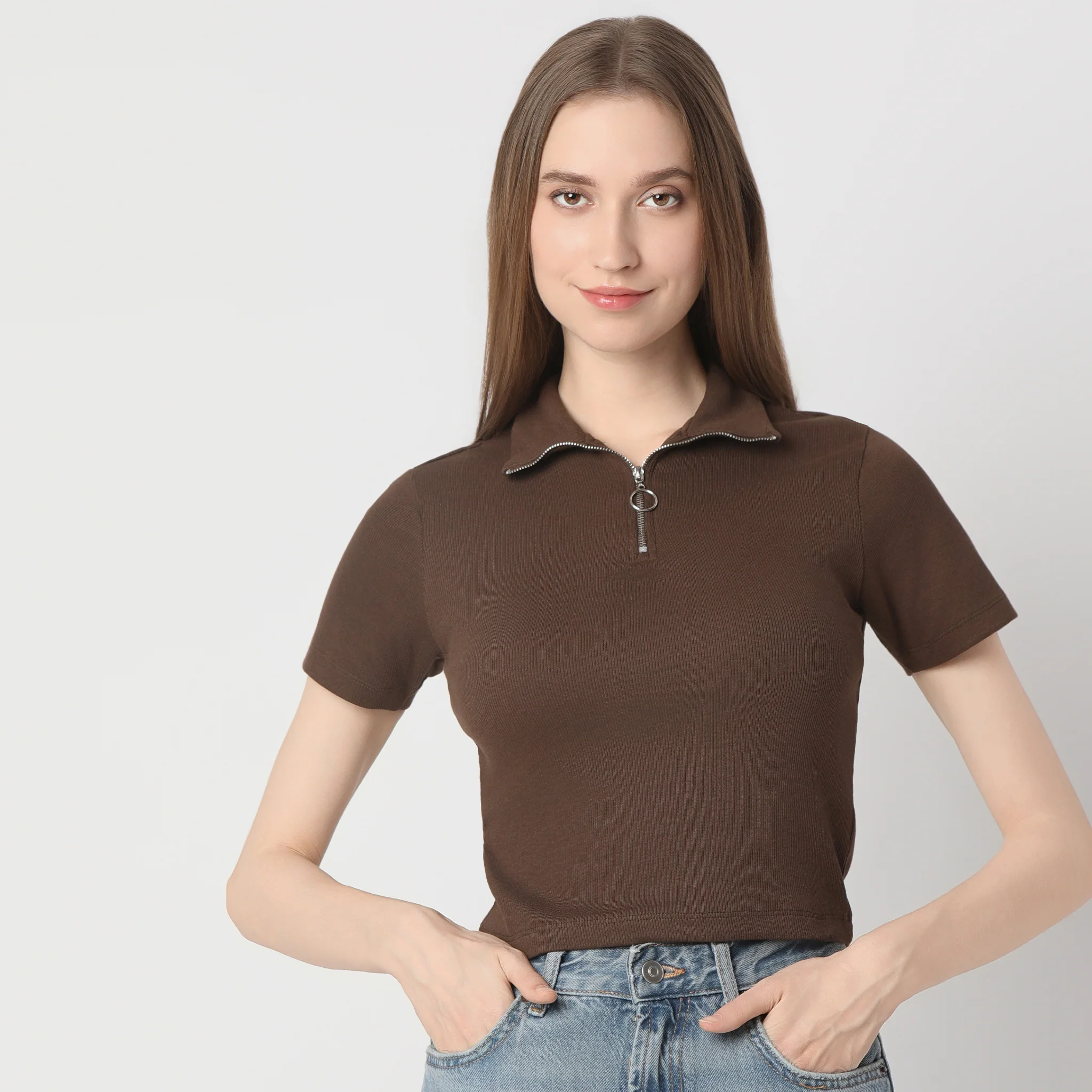 Regular Fit Solid T-Shirt - Image 12
