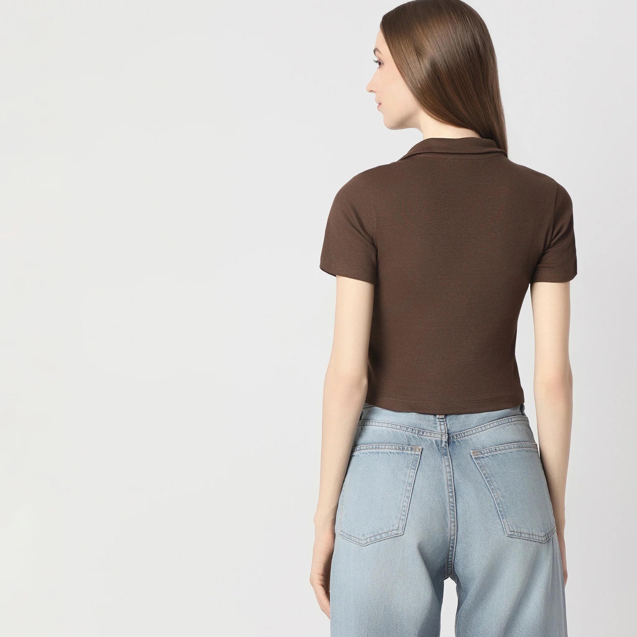 Regular Fit Solid T-Shirt - Image 13