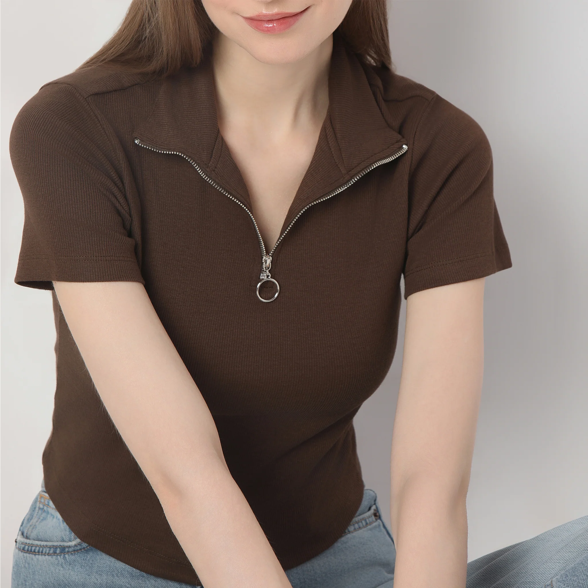 Regular Fit Solid T-Shirt - Image 14