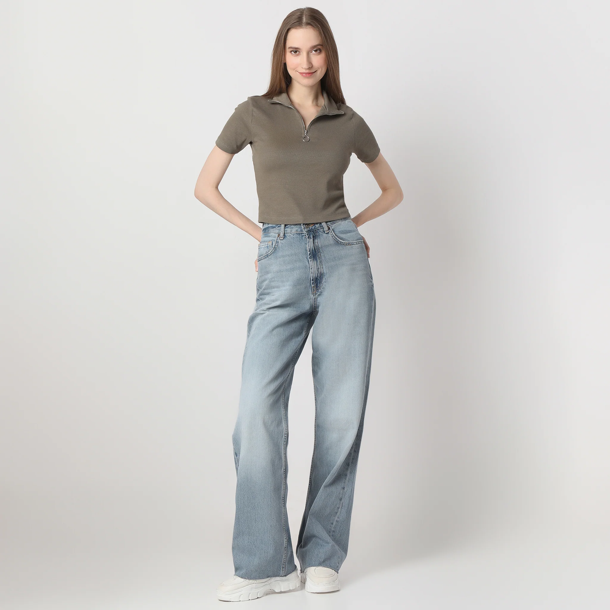 Regular Fit Solid T-Shirt - Image 16
