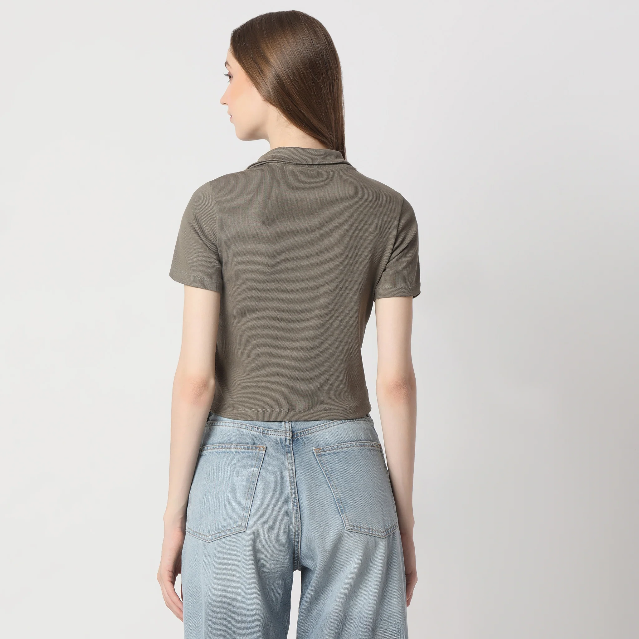 Regular Fit Solid T-Shirt - Image 18