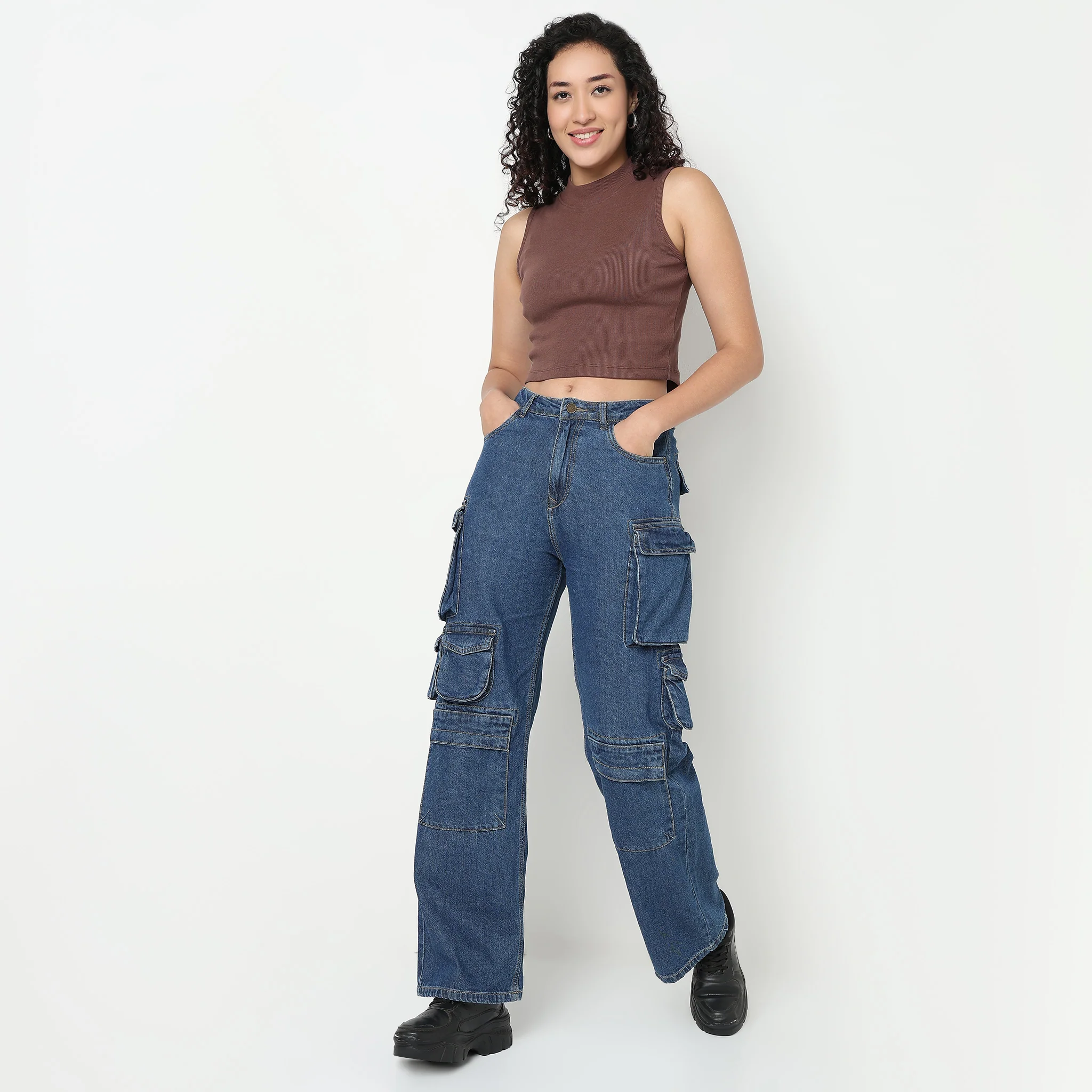 Betty Mock Neck Tank Top - Image 11